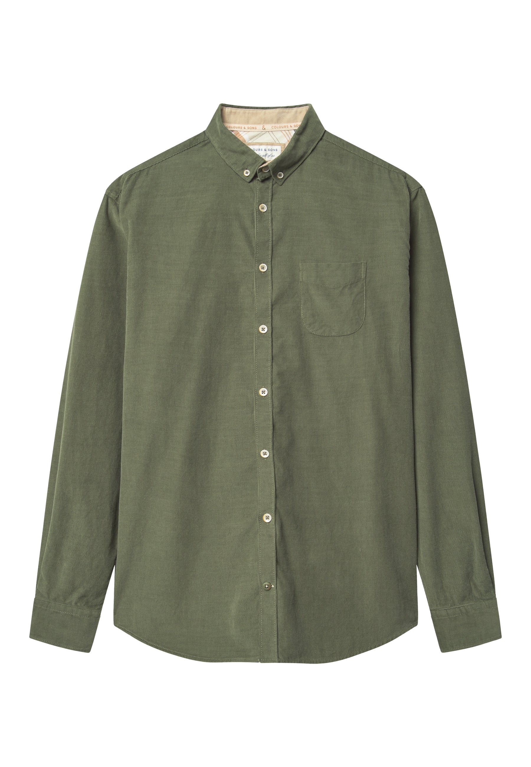 Shirt Corduroy in Clover Hemden Colours and Sons   