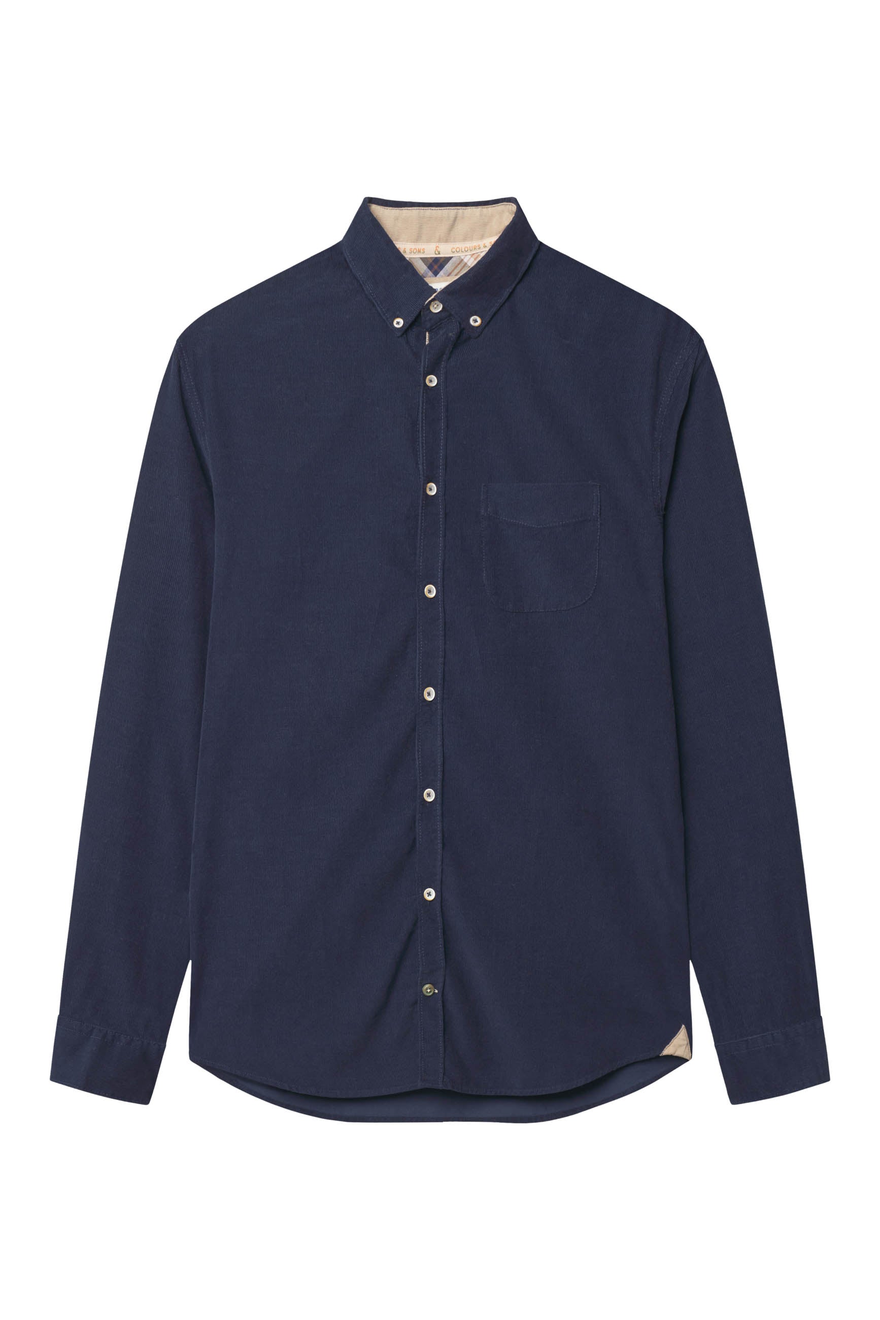 Shirt Corduroy in Navy Hemden Colours and Sons   