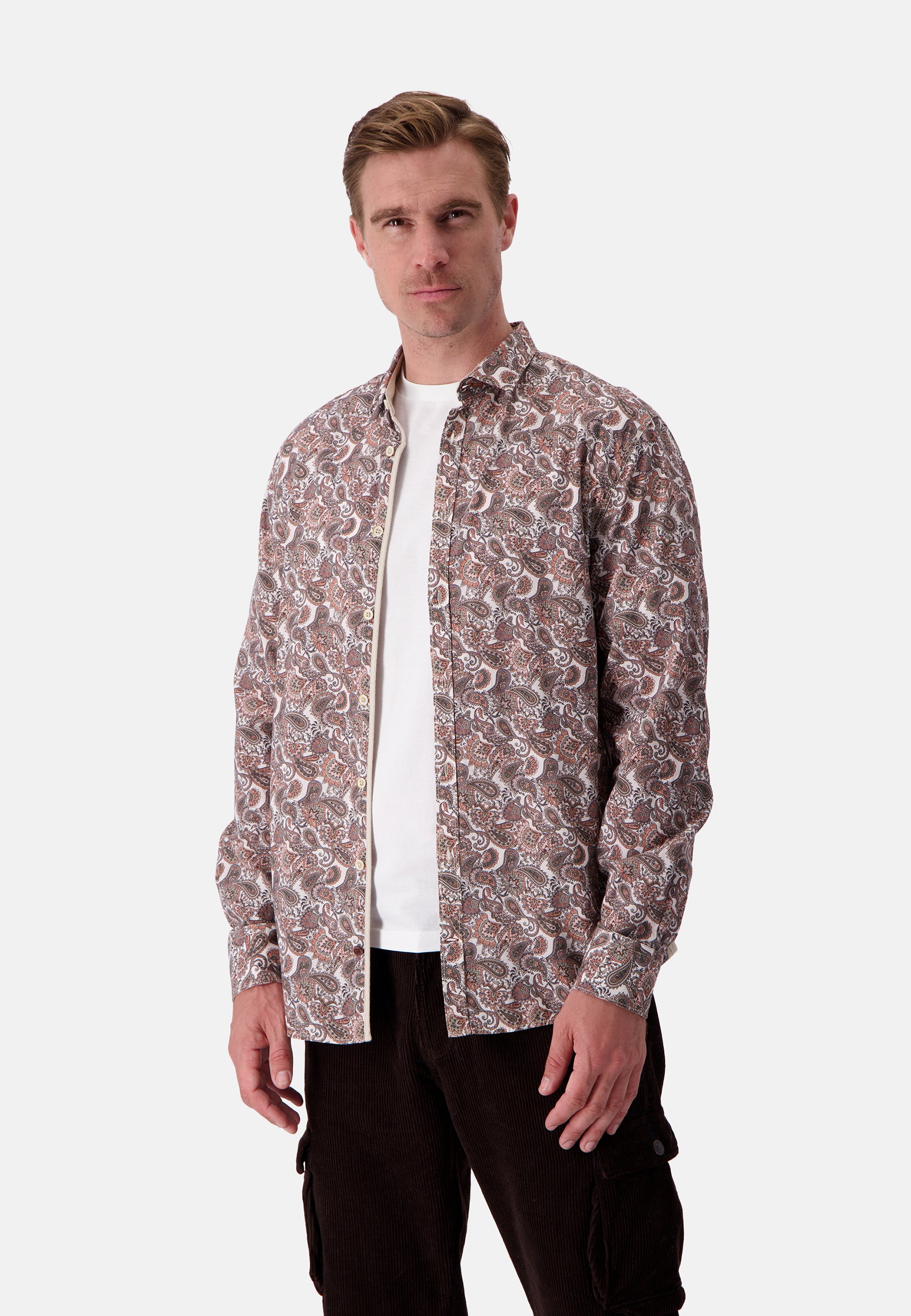 Shirt Printed in Mezcal Paisley Hemden Colours and Sons   