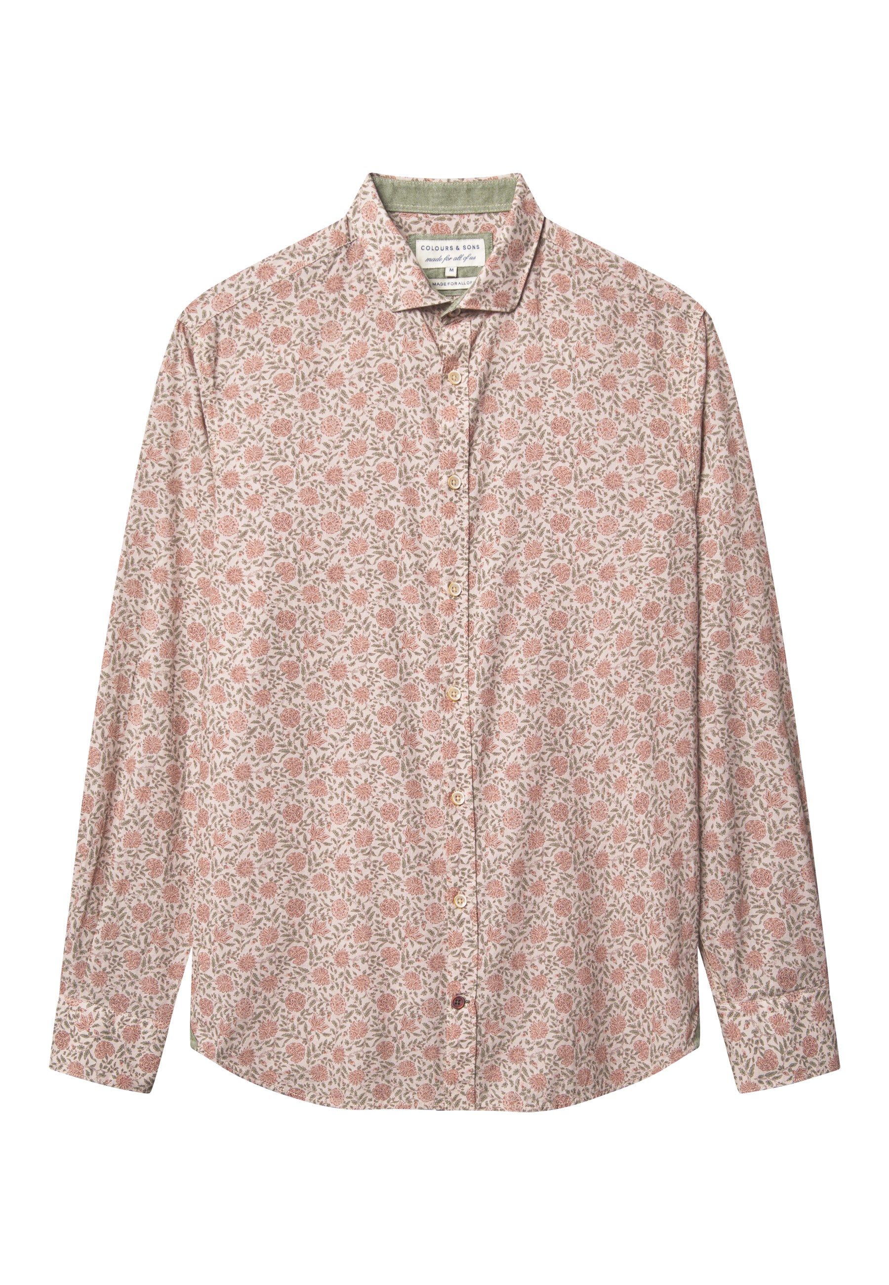 Shirt Printed in Mezcal Flowers Hemden Colours and Sons   