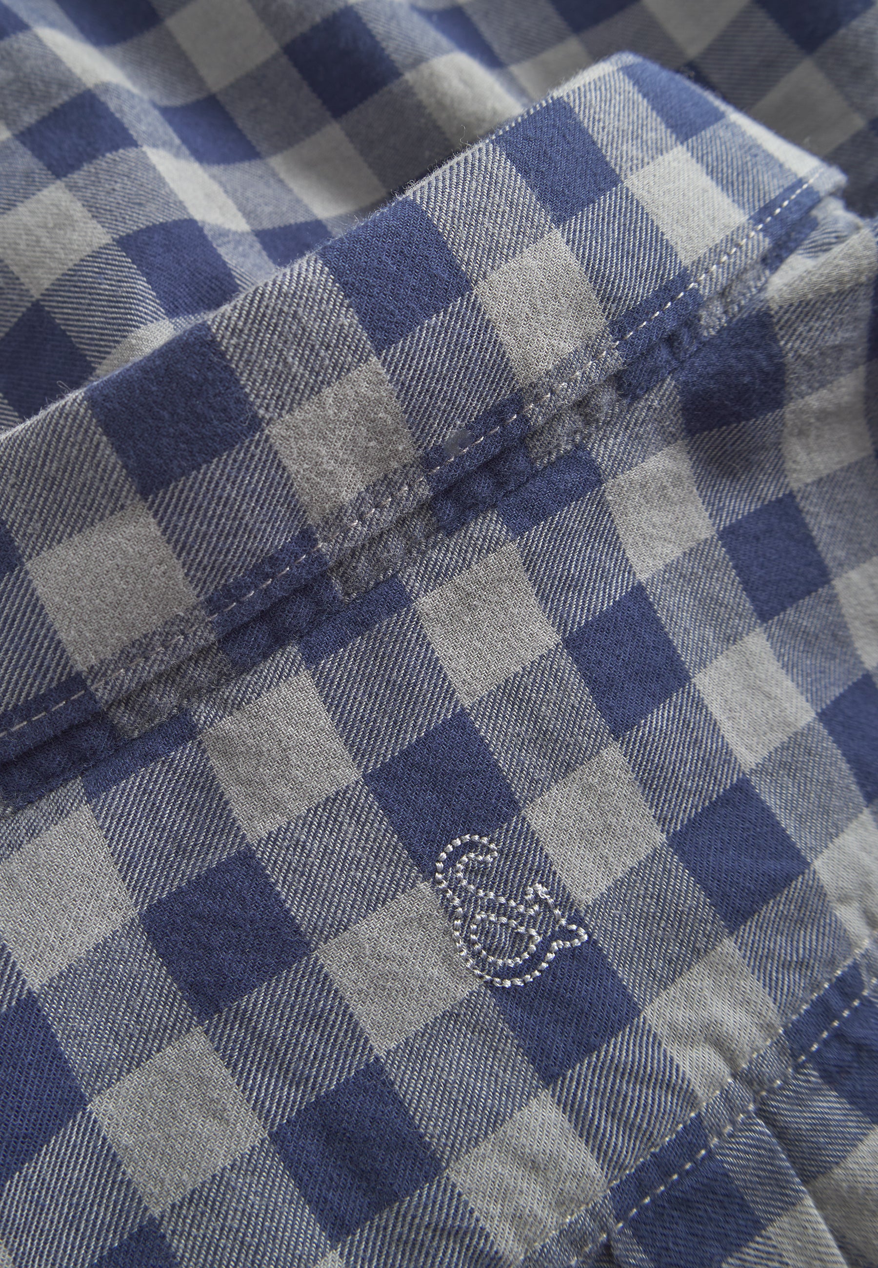 Shirt Printed in Navy Vichy Hemden Colours and Sons   