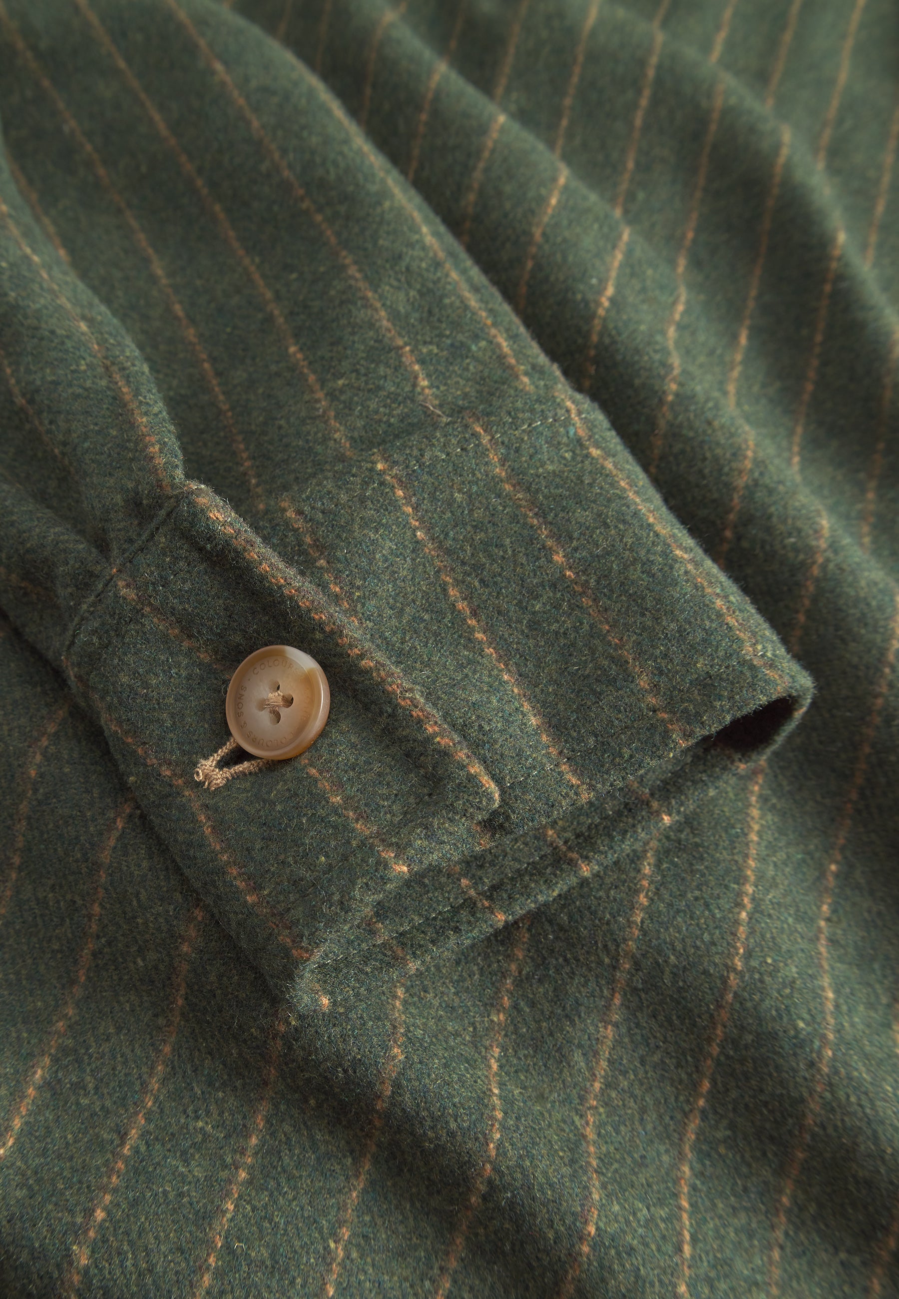 Overshirt Pin Stripes in Yucca Stripes Jacken Colours and Sons   