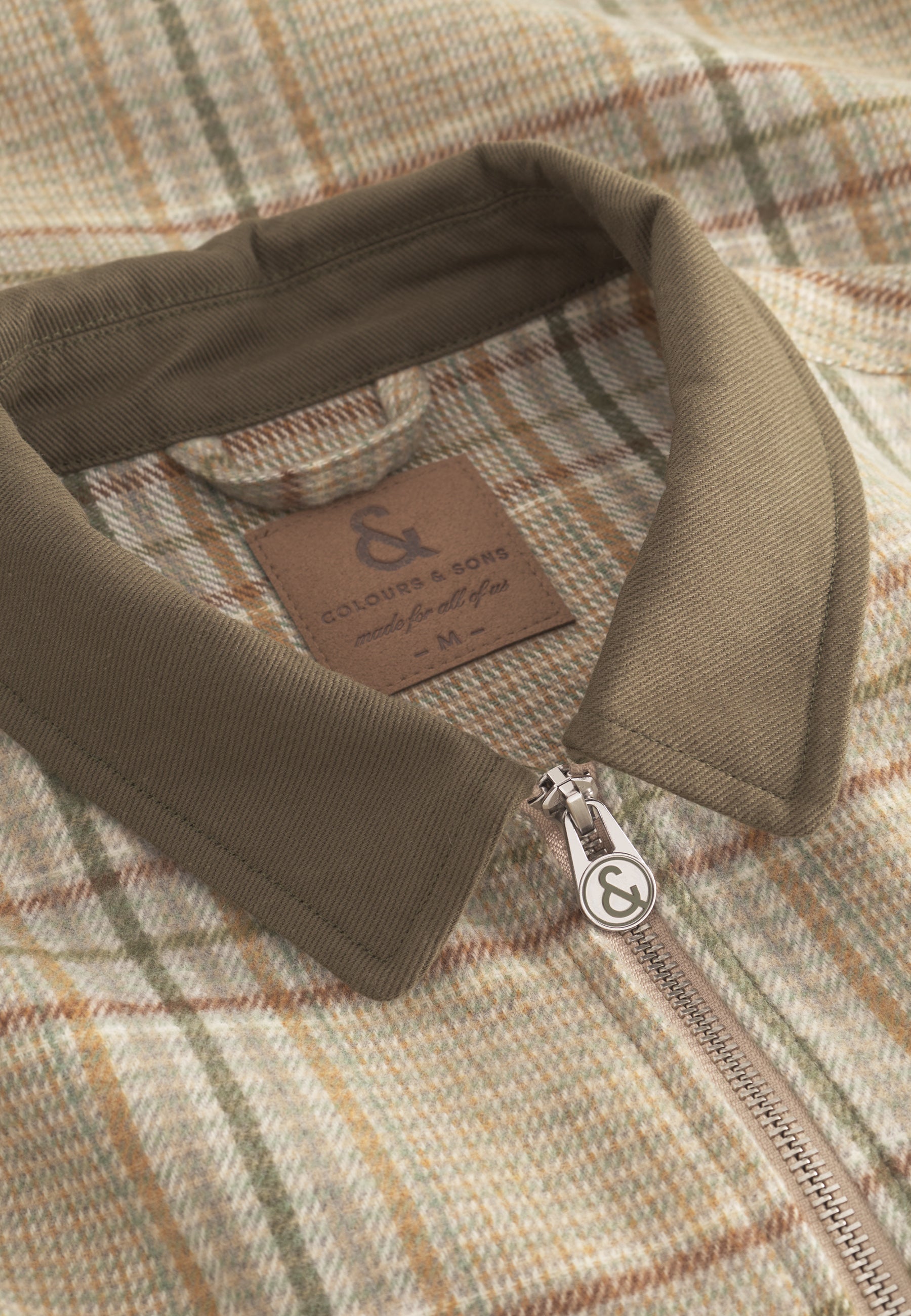 Overshirt Checked in Clover Check Jacken Colours and Sons   