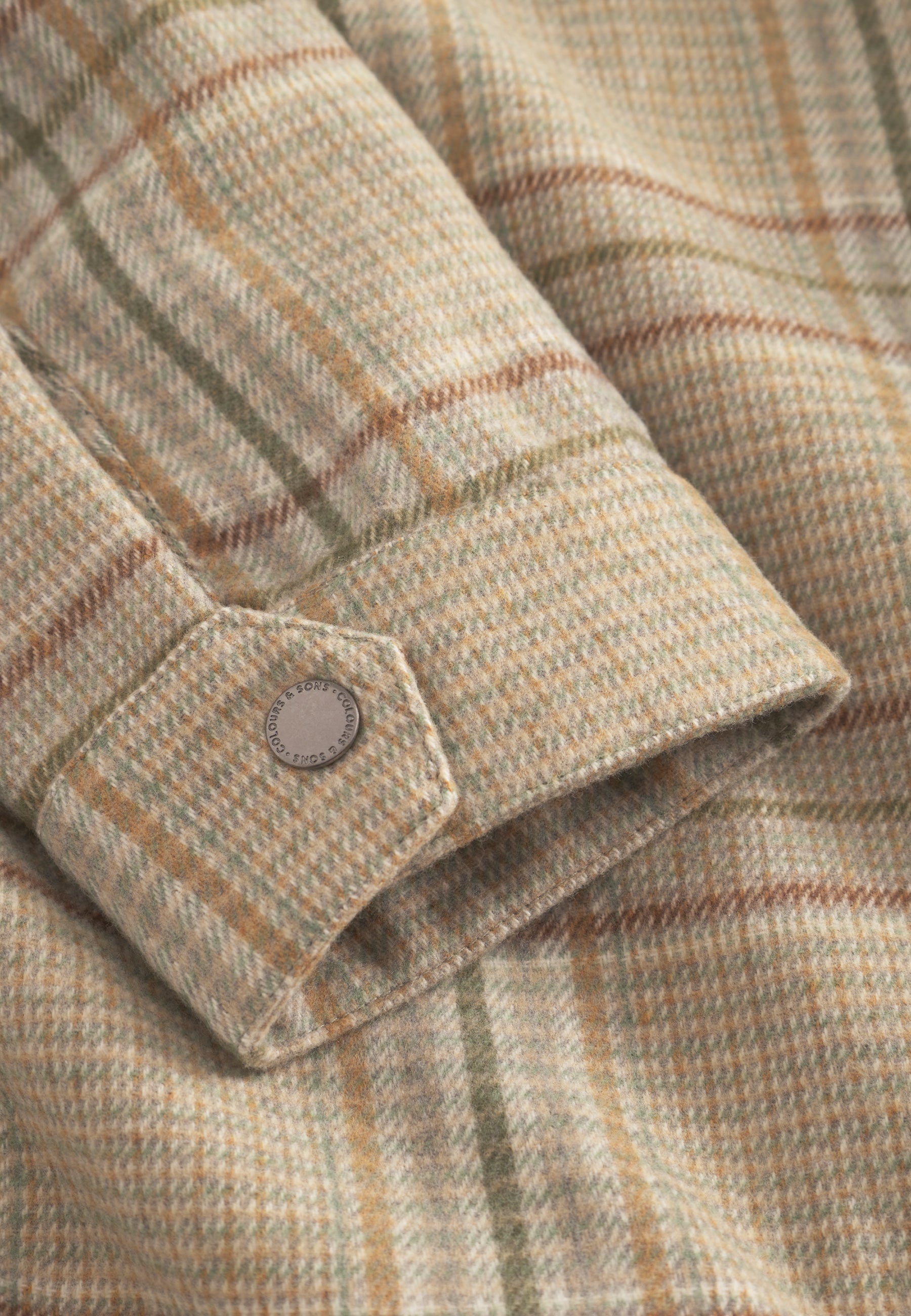 Overshirt Checked in Clover Check Jacken Colours and Sons   