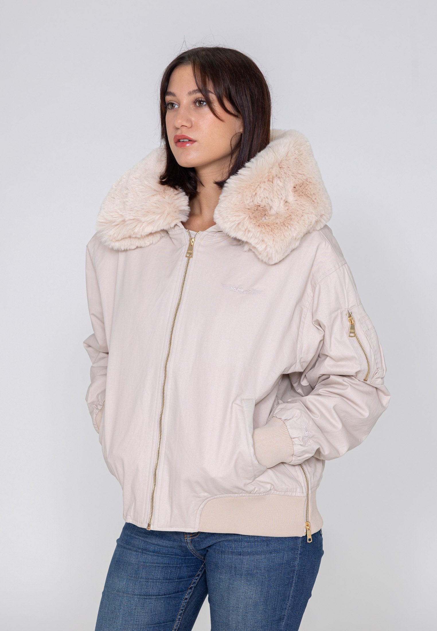 Ada W Bomberjacke in Cream Jacken Bombers Original   