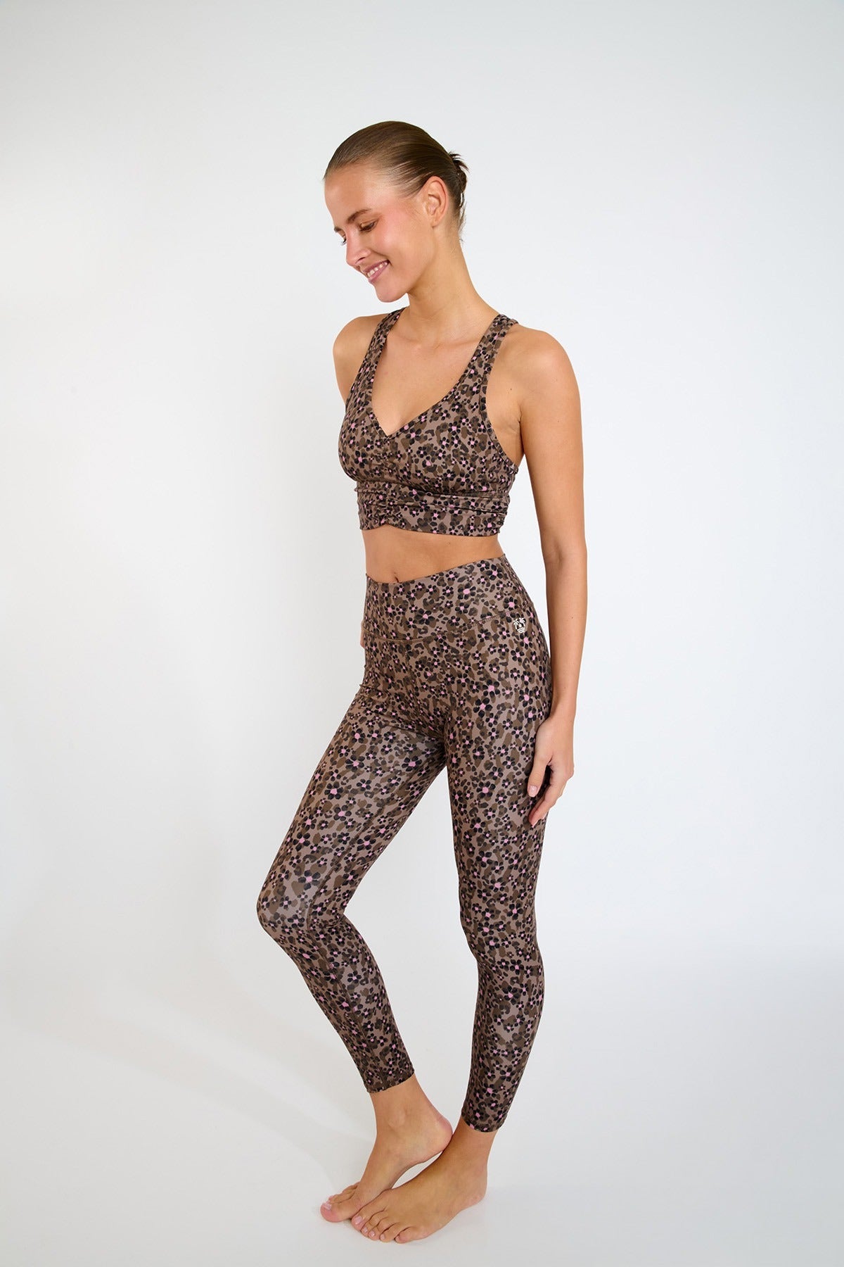 AETO-WELLJUMP Leggings in Taupe