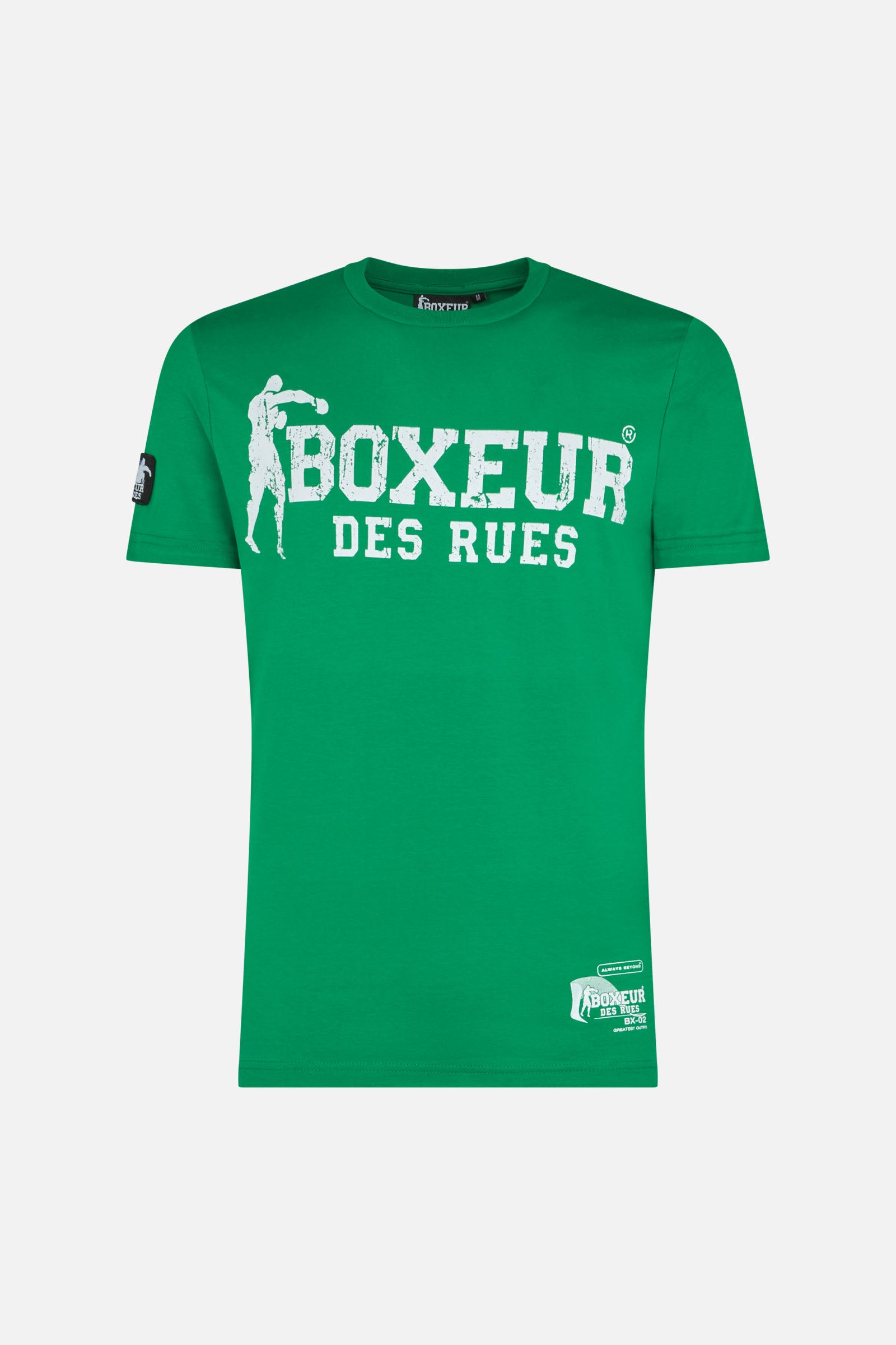 T-Shirt Boxeur Street 2 in Green T-Shirts Boxeur des Rues   