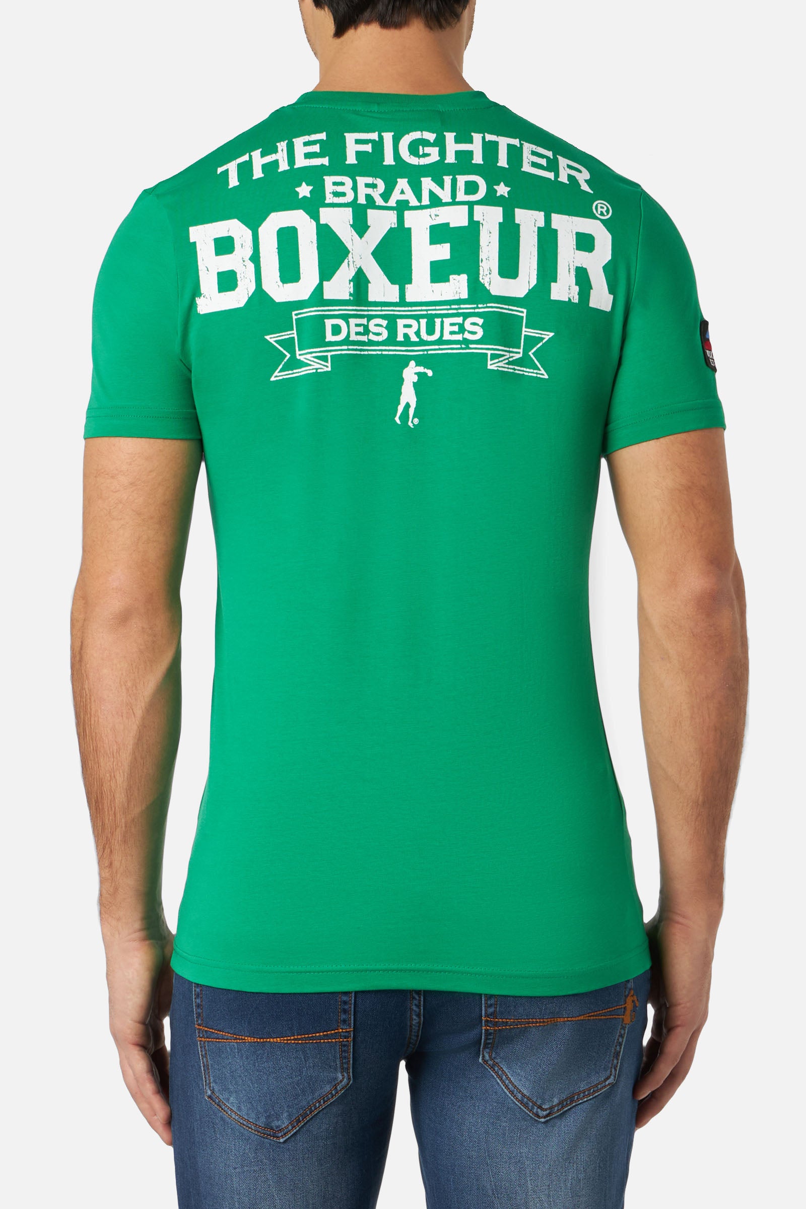 T-Shirt Boxeur Street 2 in Green T-Shirts Boxeur des Rues   