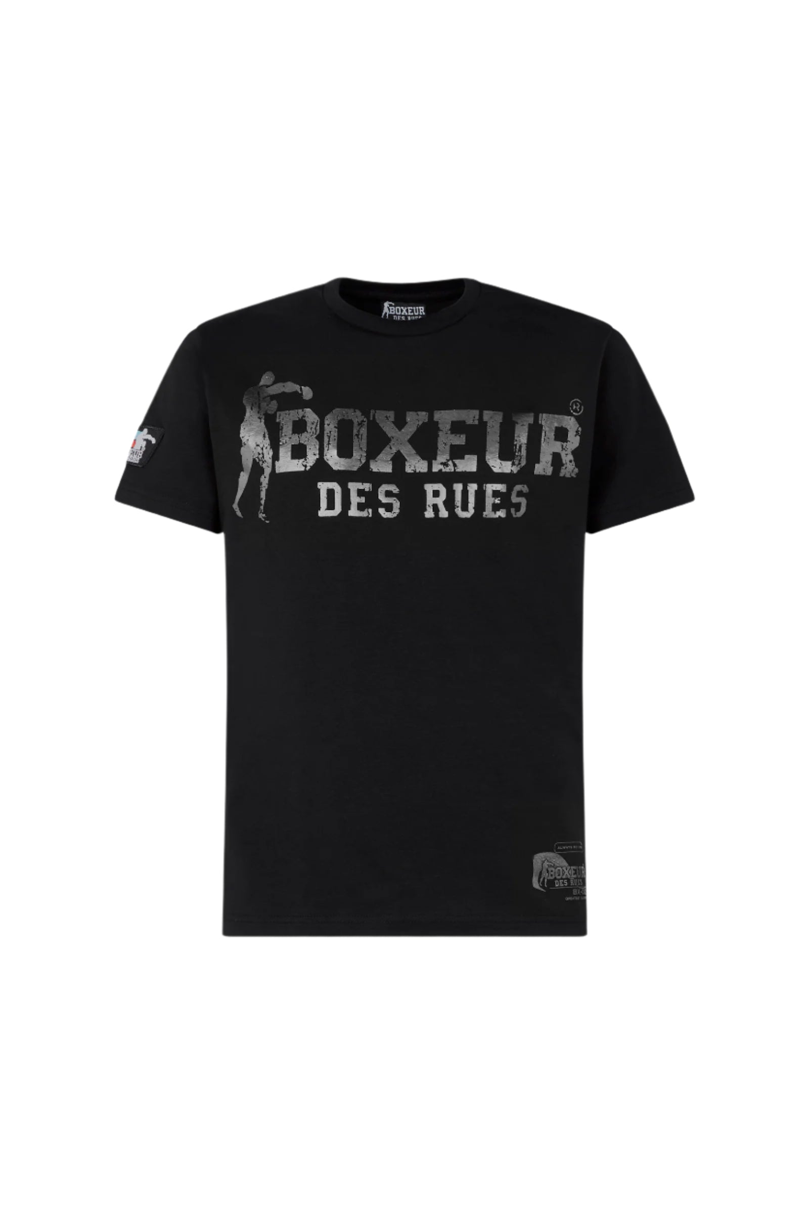 T-Shirt Boxeur Street 2 in Black-Titanium T-Shirts Boxeur des Rues