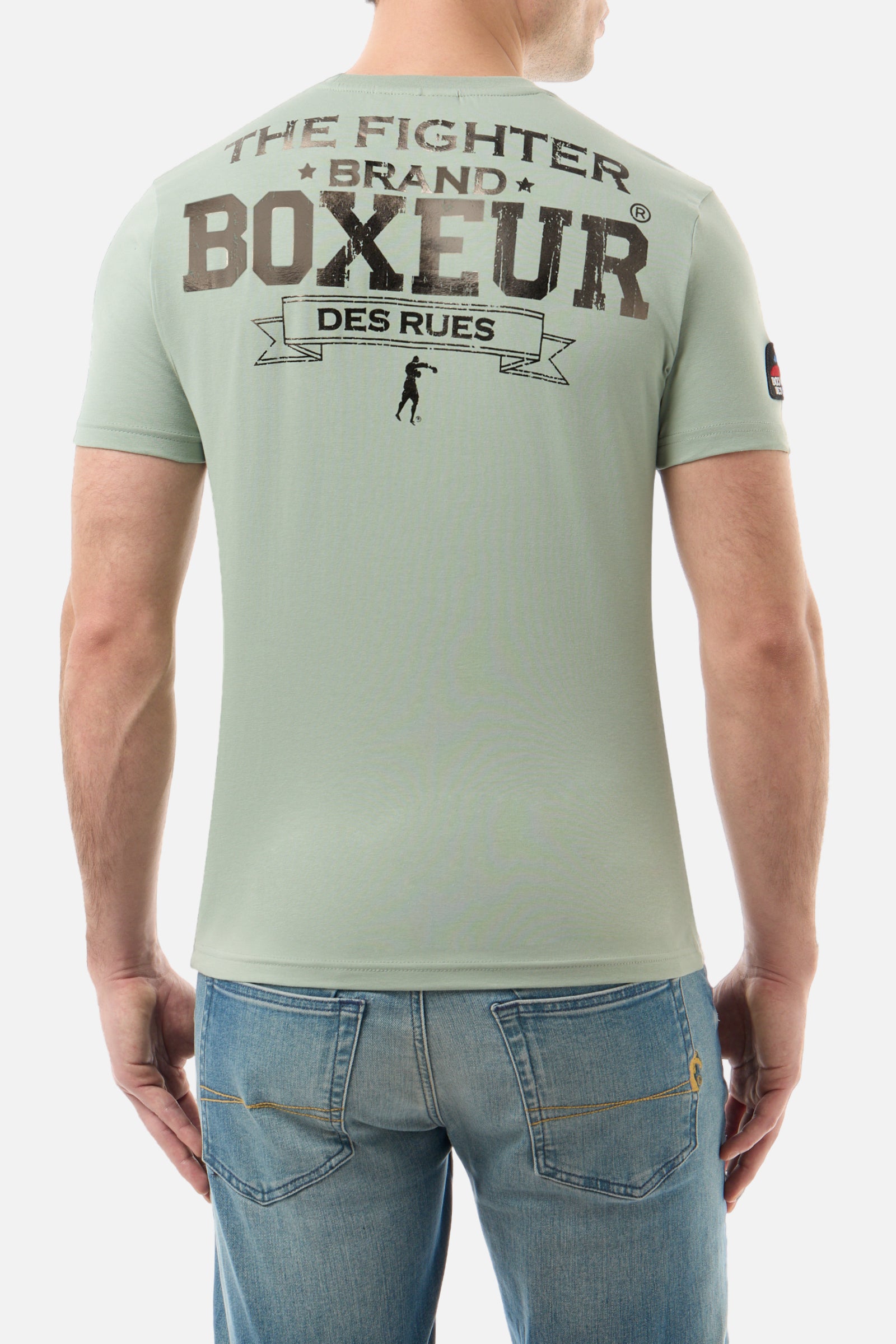 T-Shirt Boxeur Street 2 in Sage