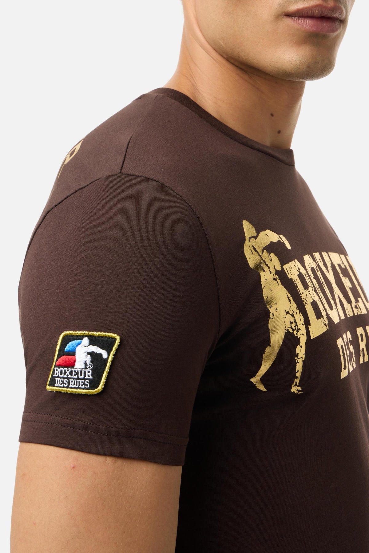 T-Shirt Boxeur Street 2 in Chocolate Fondant T-Shirts Boxeur des Rues