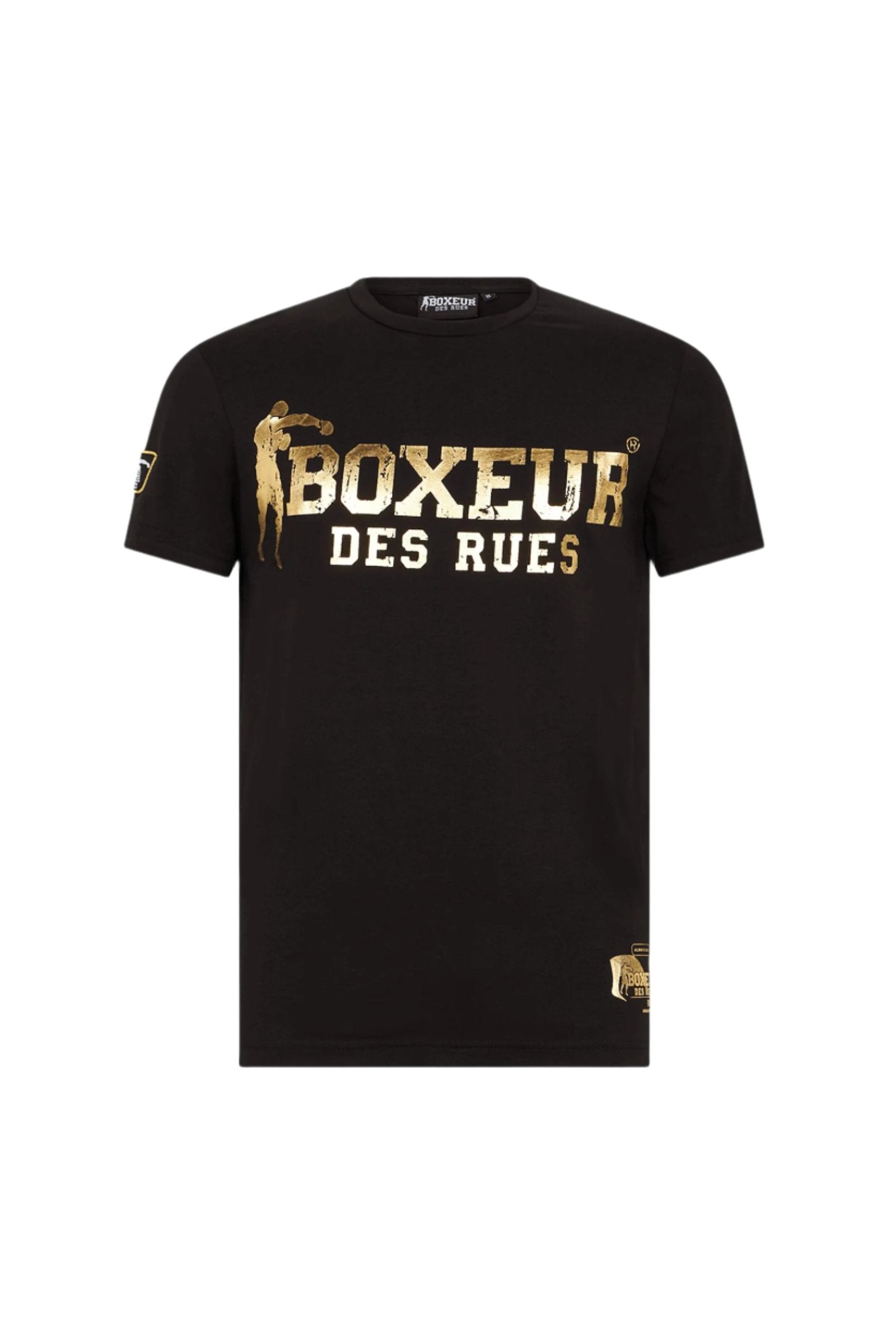 T-Shirt Boxeur Street 2 in Black-Gold T-Shirts Boxeur des Rues   