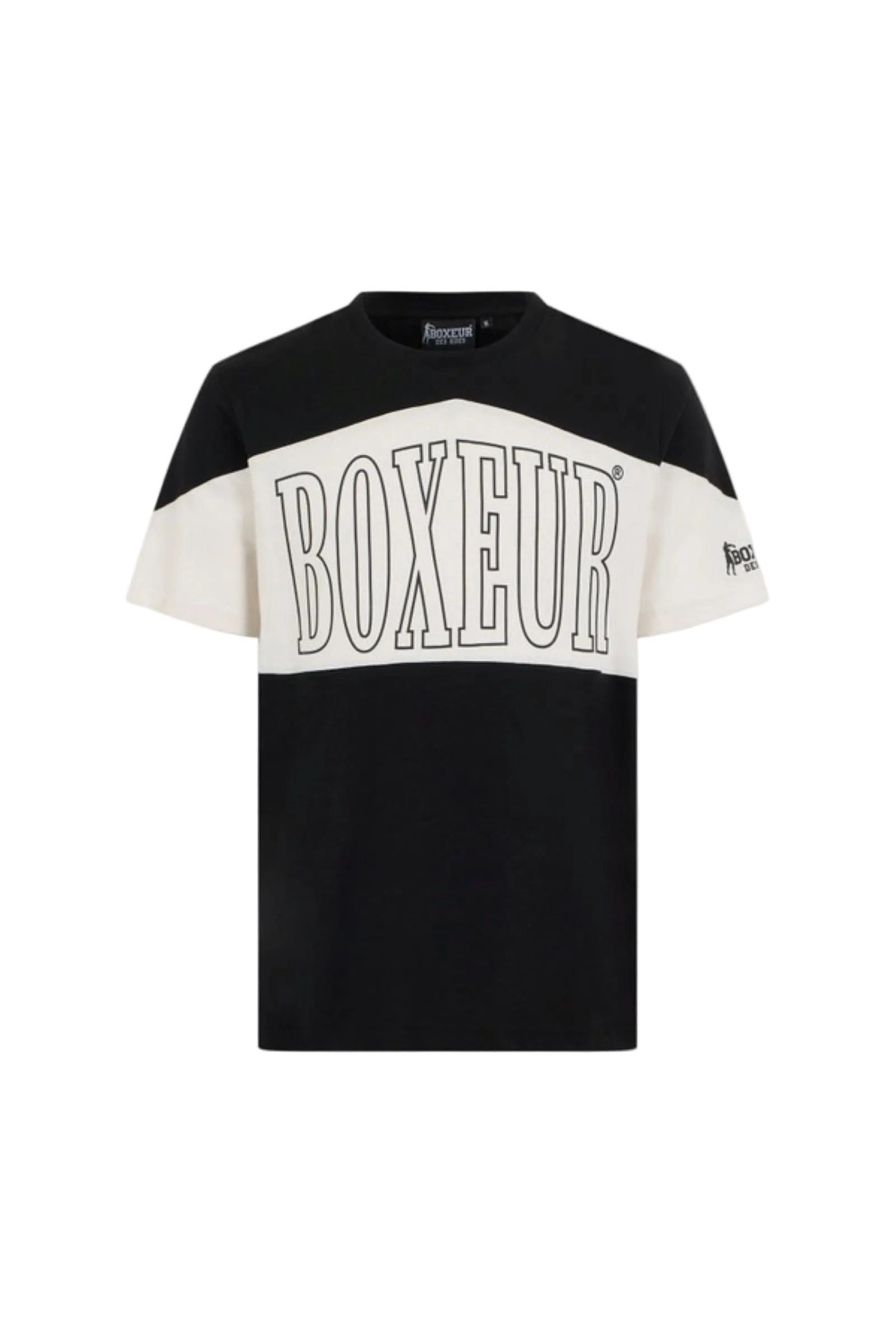 Challenge Colour Block T-Shirt in Black T-Shirts Boxeur des Rues