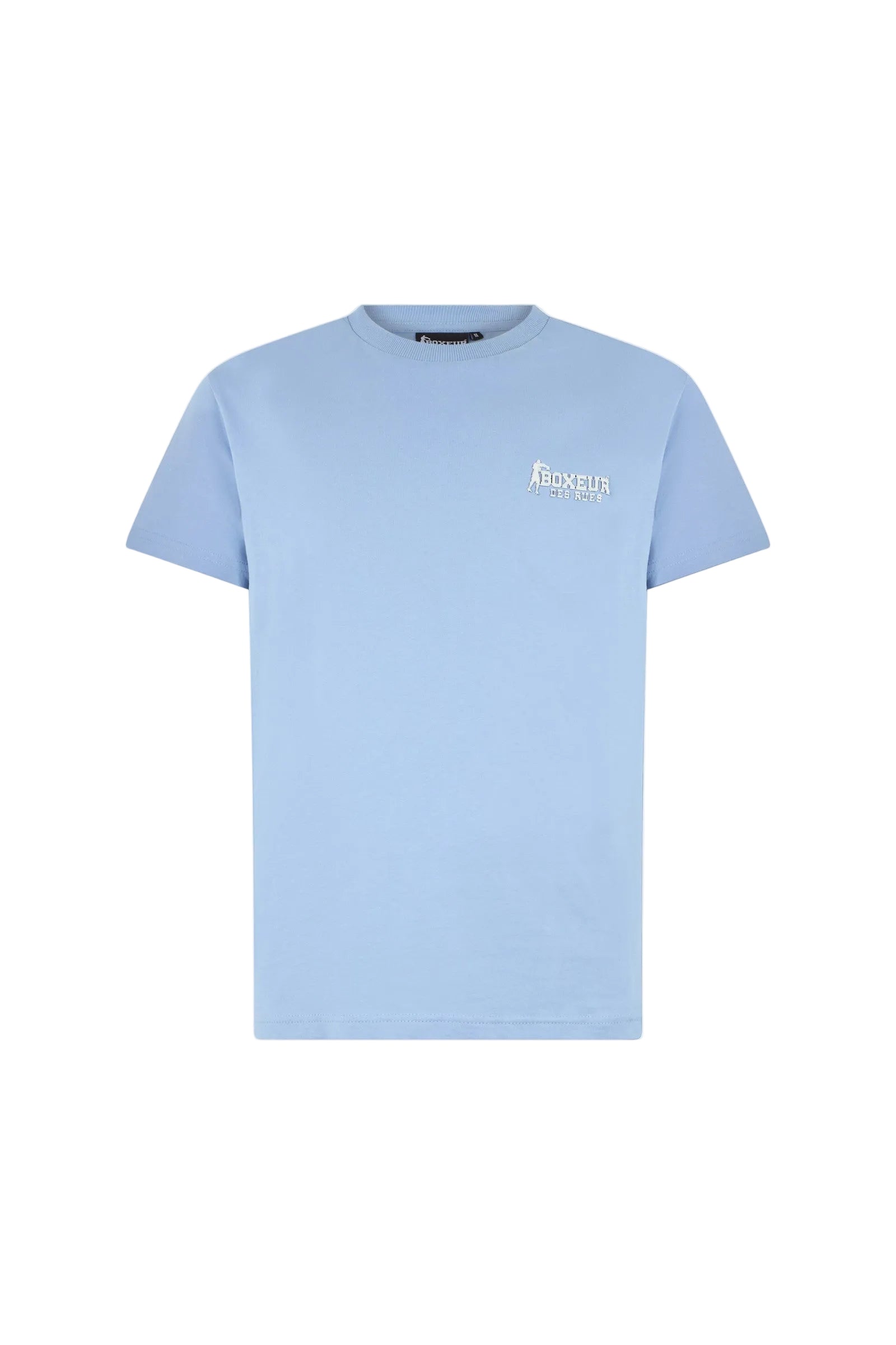 Basic Round Neck T-Shirt in Sky Blue T-Shirts Boxeur des Rues