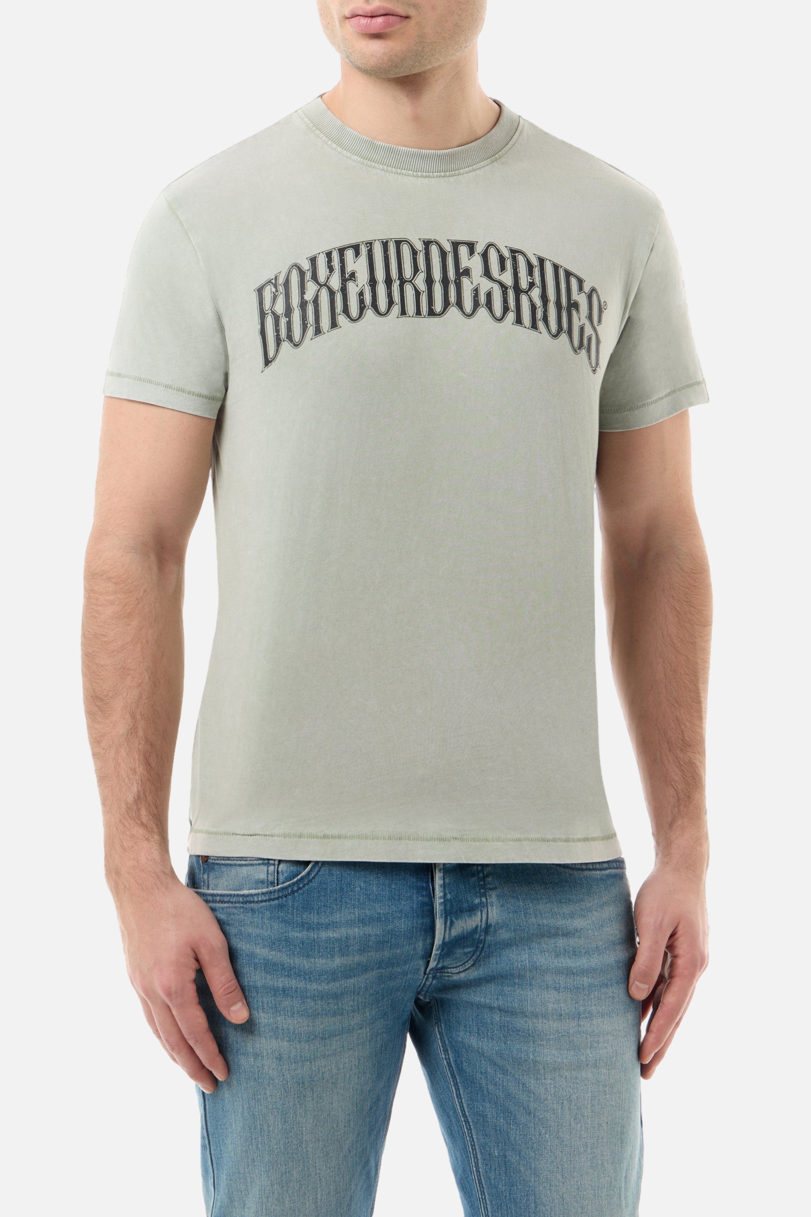 Graphic T-Shirt in Sage Acid T-Shirts Boxeur des Rues