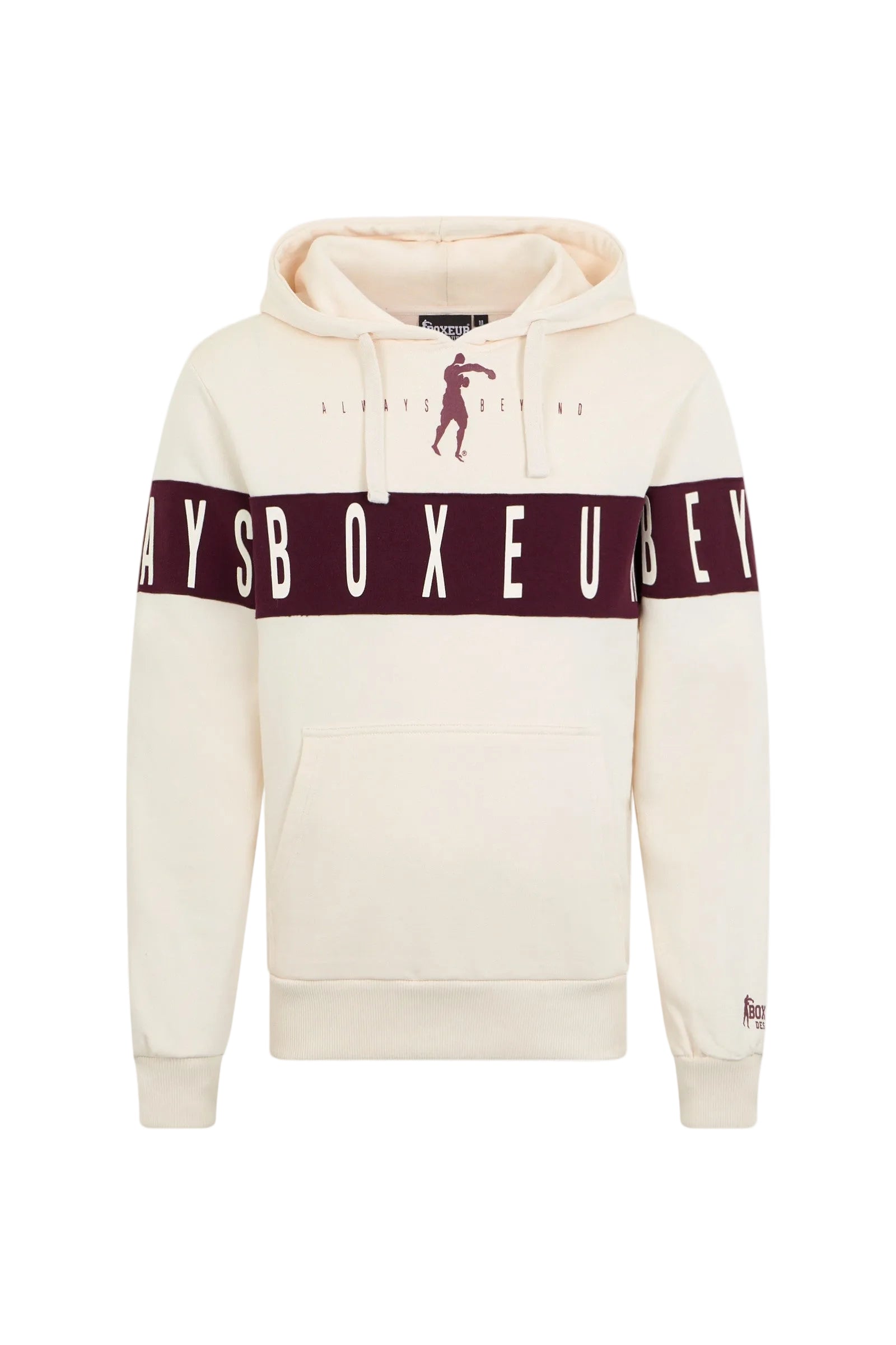 Hoodie With Insert in Butter Kapuzenpullover Boxeur des Rues