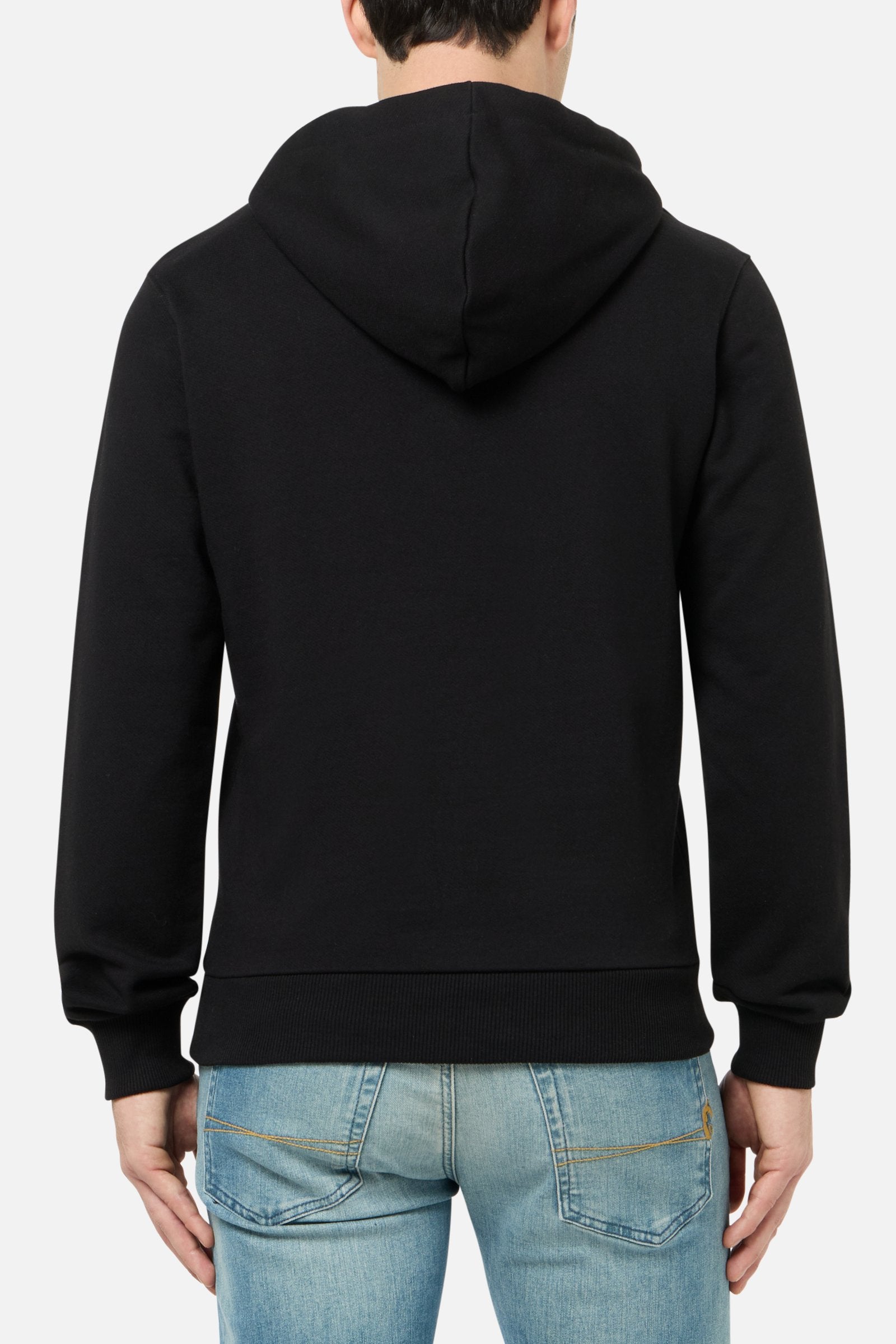 Basic Hoodie in Black-Gold Kapuzenpullover Boxeur des Rues