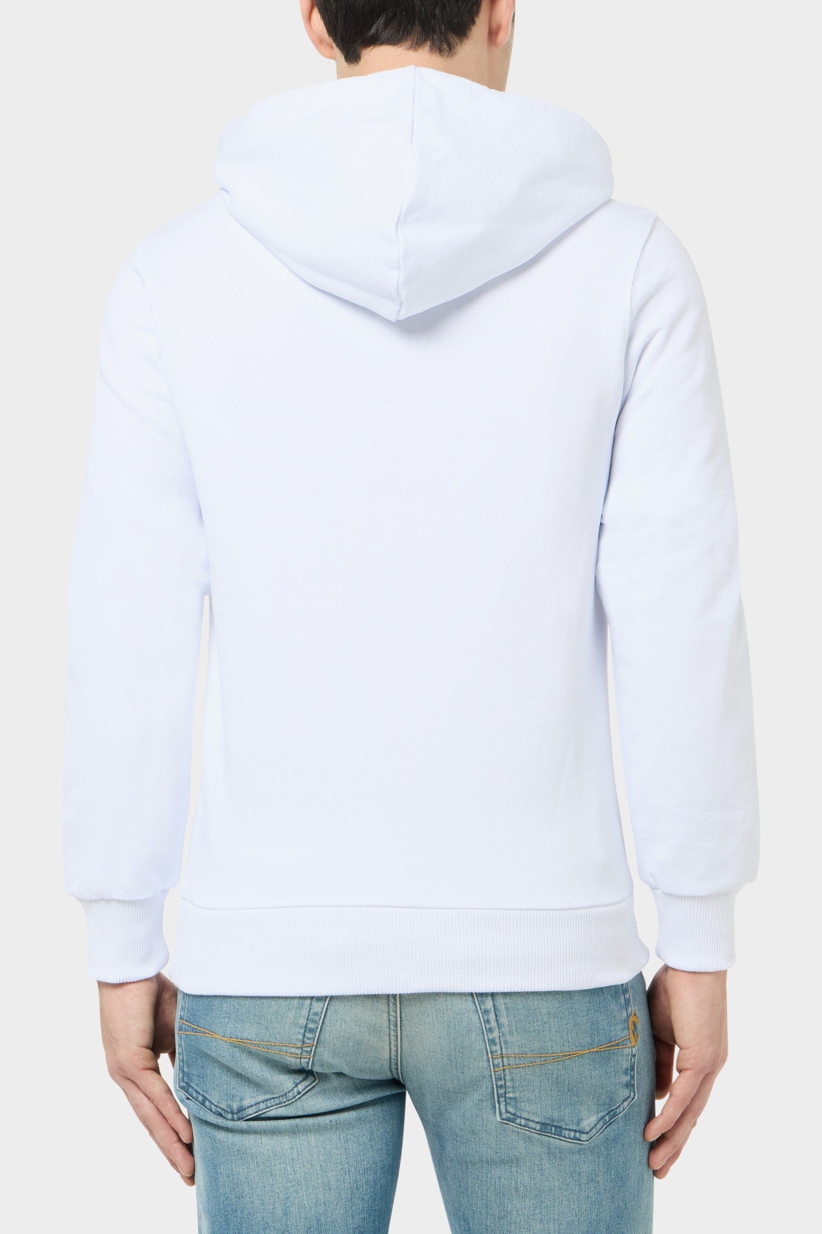 Basic Hoodie in White-Gold Kapuzenpullover Boxeur des Rues