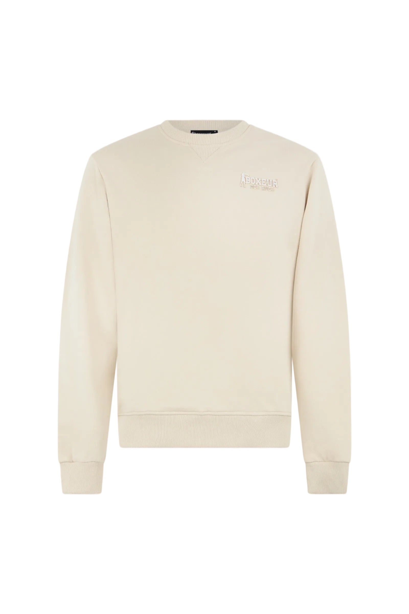 Basic Round Neck Sweatshirt in Sand Sweatshirts Boxeur des Rues