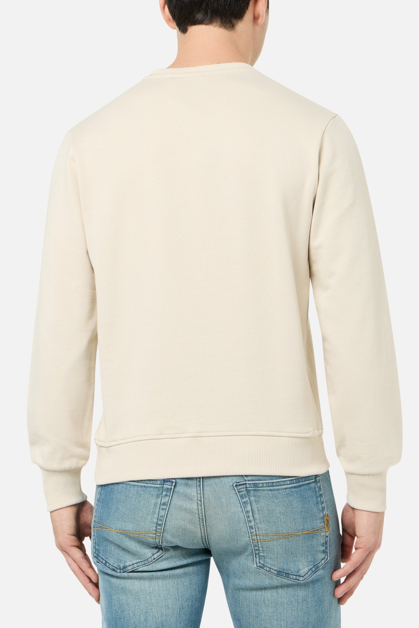Basic Round Neck Sweatshirt in Sand Sweatshirts Boxeur des Rues
