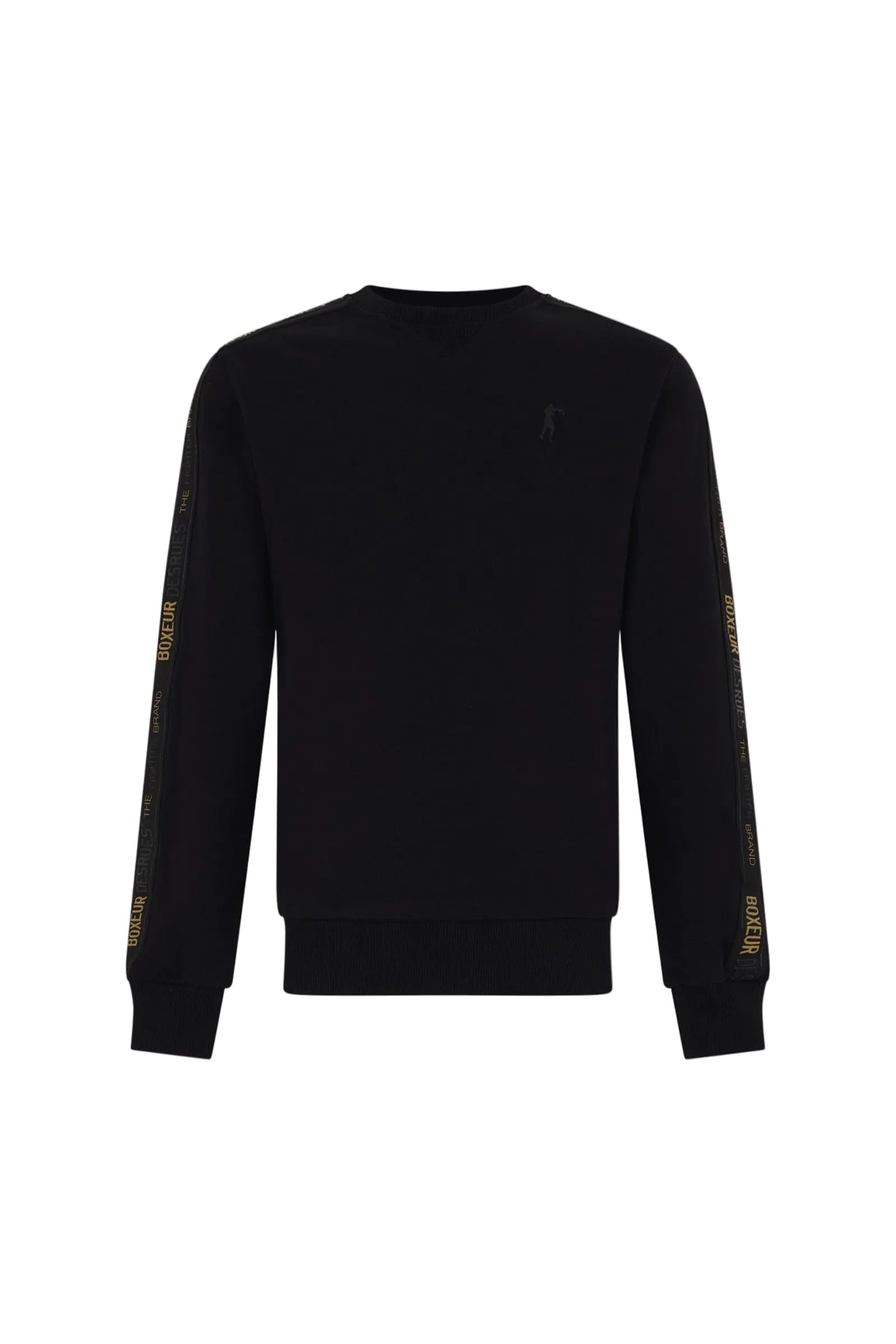 Sweatshirt Basic Round Neck in Black Sweatshirts Boxeur des Rues