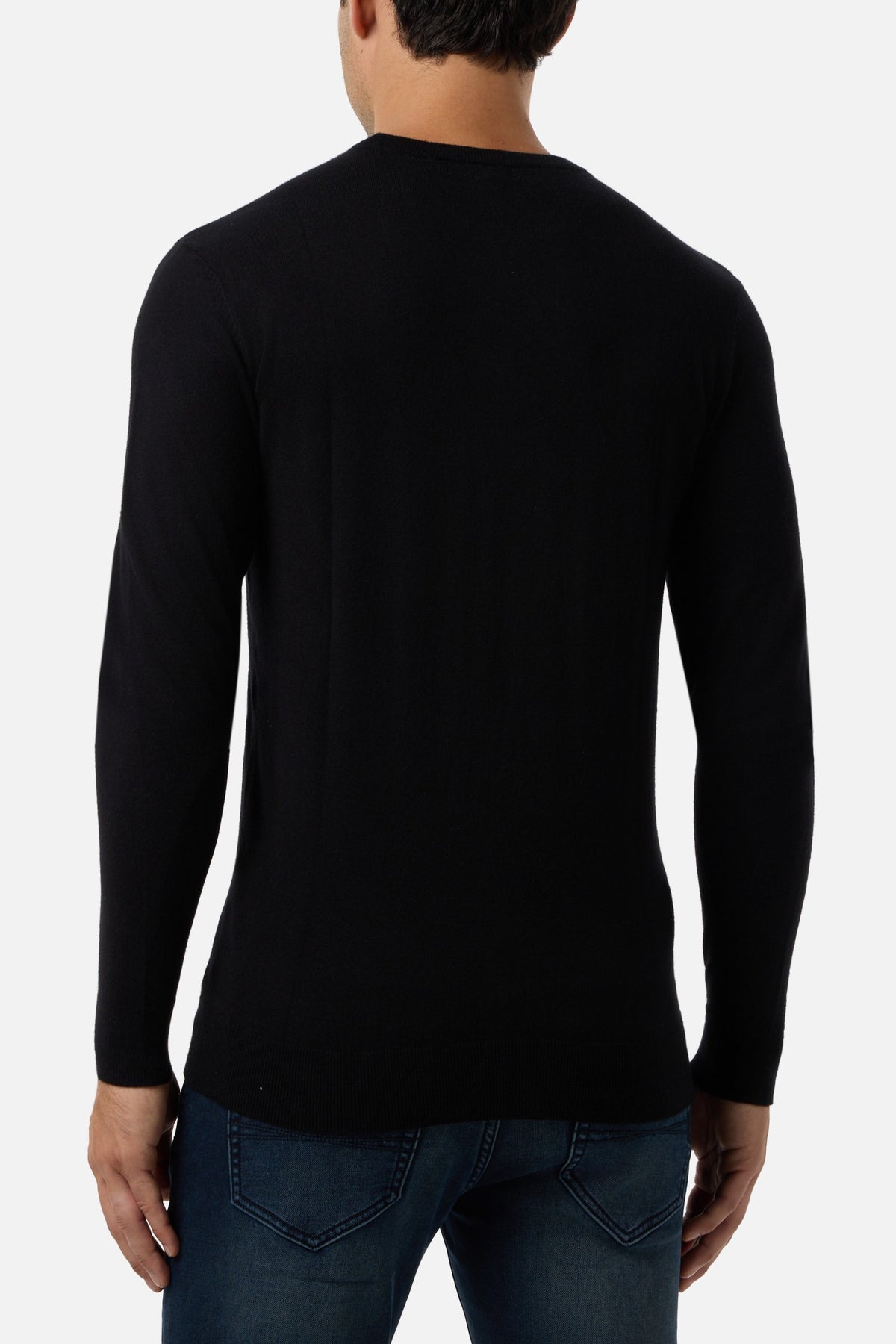 Pullover Round Neck in Black-Gold Pullover Boxeur des Rues