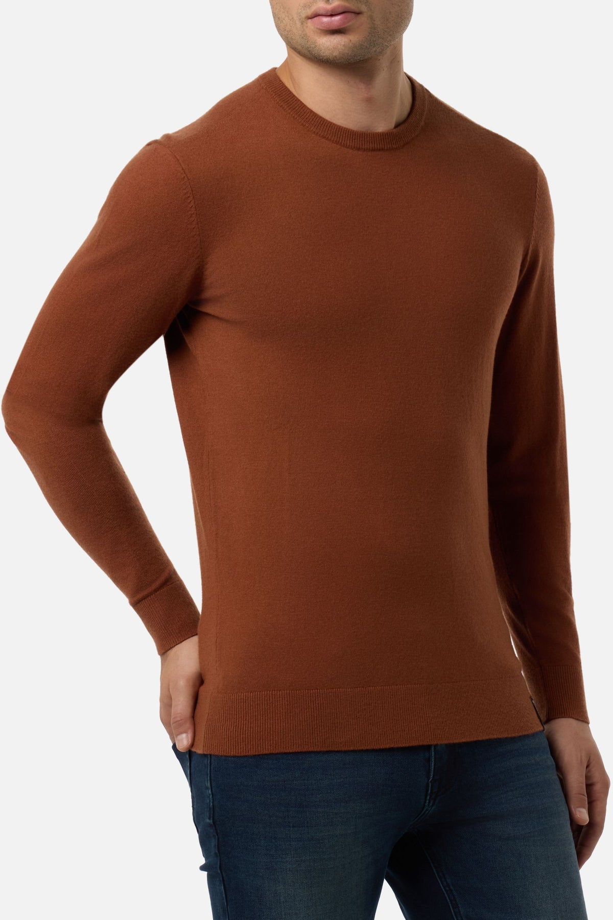 Pullover Round Neck in Caramelized Pullover Boxeur des Rues
