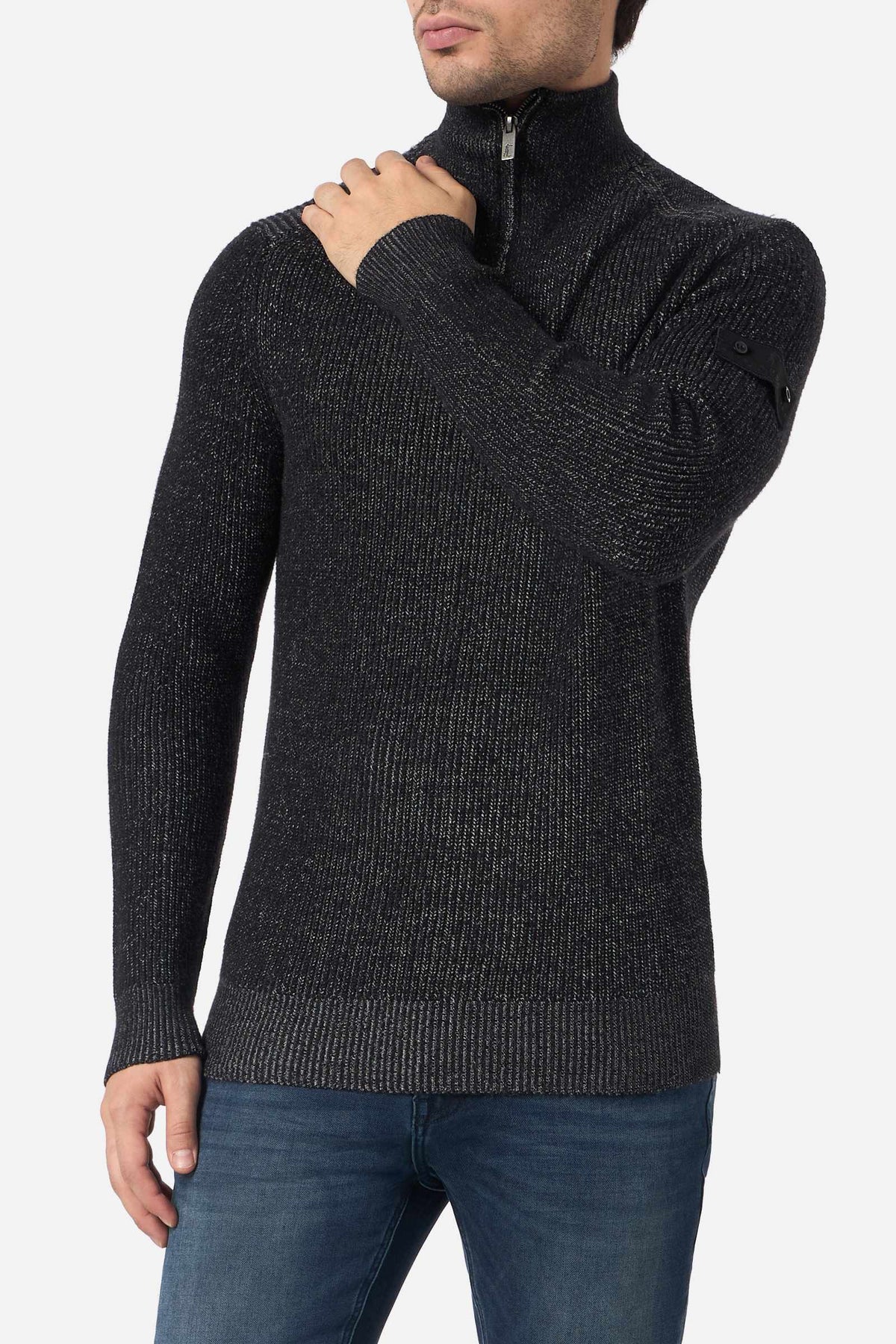 Pullover Chunky Skipper in Anthracite Pullover Boxeur des Rues