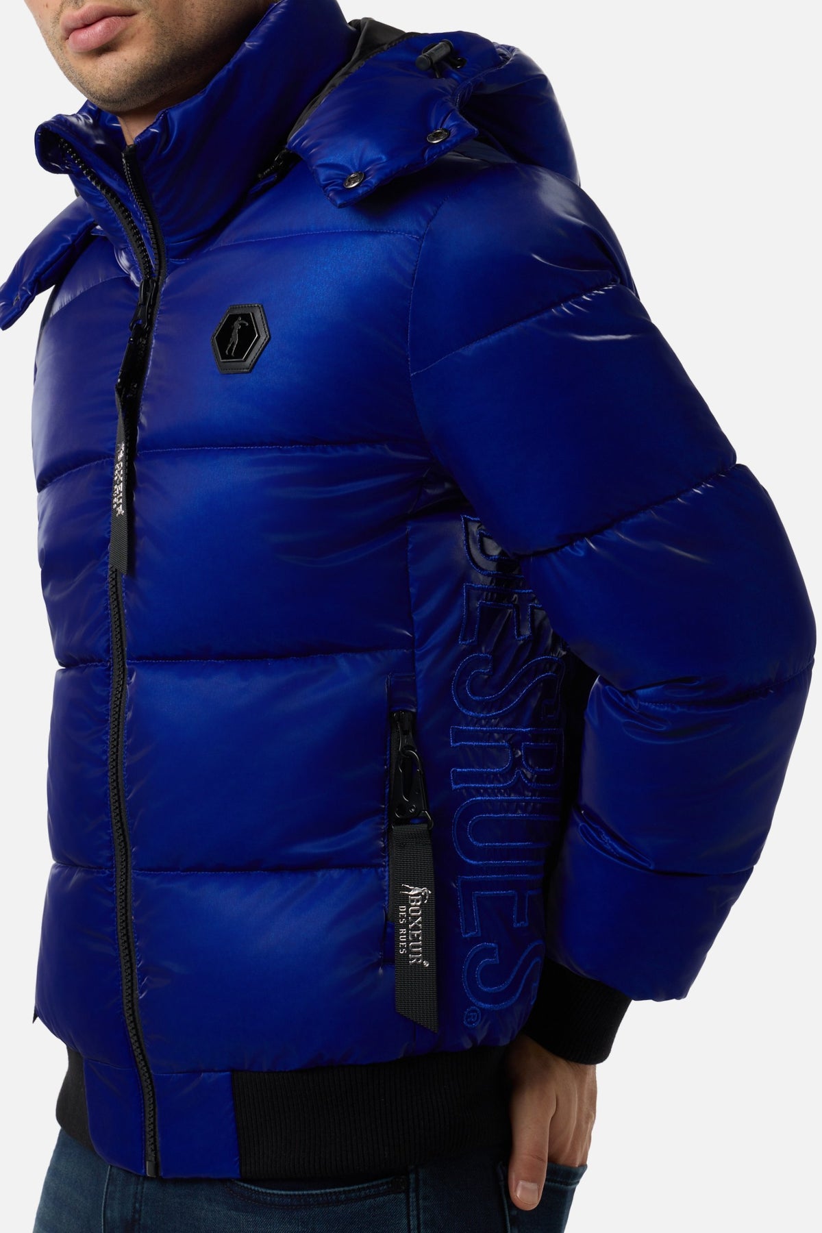Winterjacke Side Inserts in Cyber Blue Jacken Boxeur des Rues