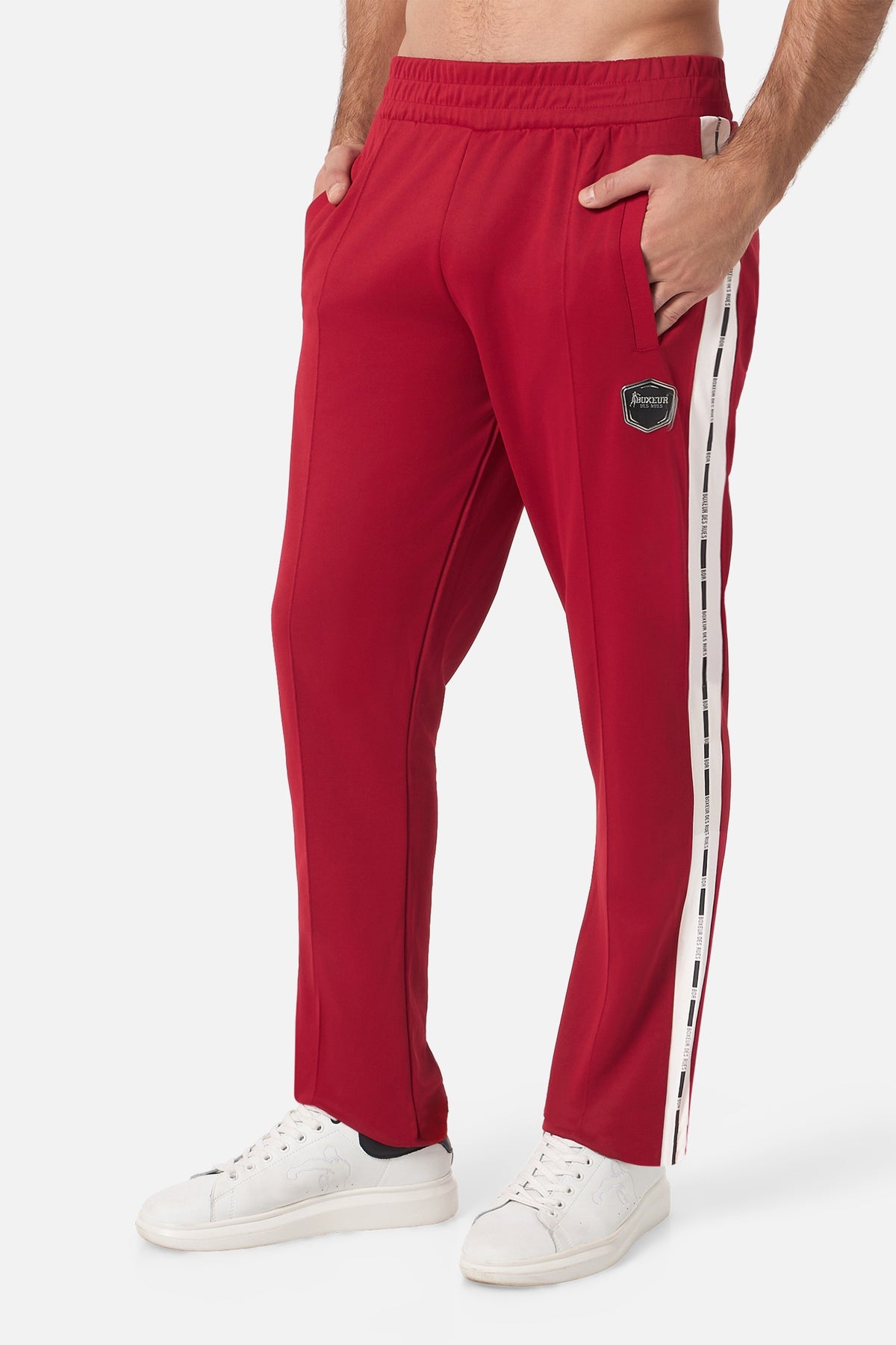 Jogginghose Side Contrast in Iron Flame Hosen Boxeur des Rues