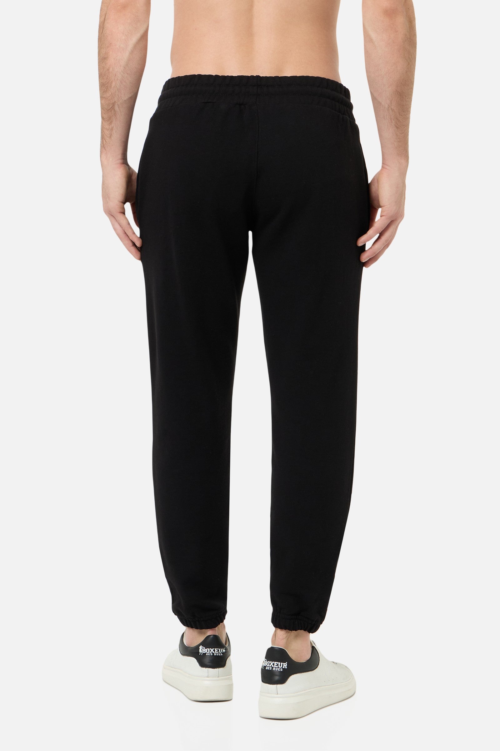 Sweatpants With Elastic At Hem in Black Hosen Boxeur des Rues