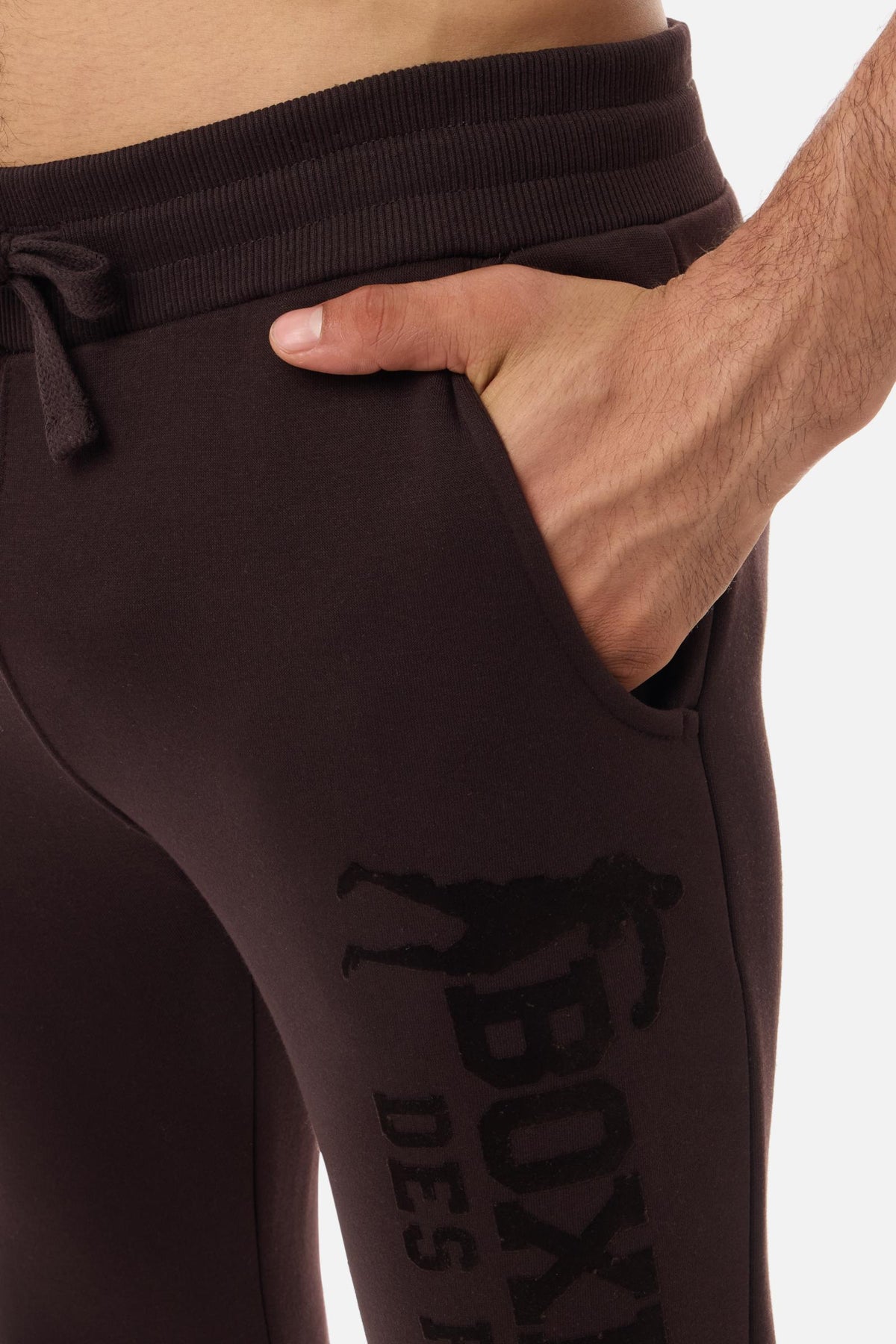 Jogginghose Basic Long Logo in Chocolate Fondant Hosen Boxeur des Rues
