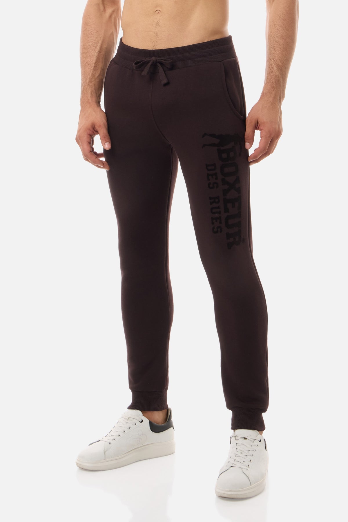 Jogginghose Basic Long Logo in Chocolate Fondant Hosen Boxeur des Rues