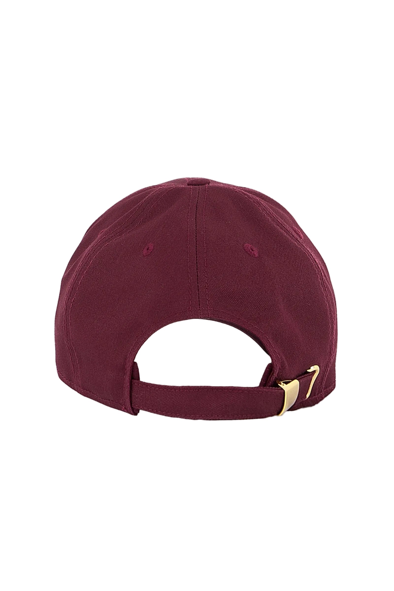 Baseball Hat With Metal Patch in Bordeaux Caps Boxeur des Rues