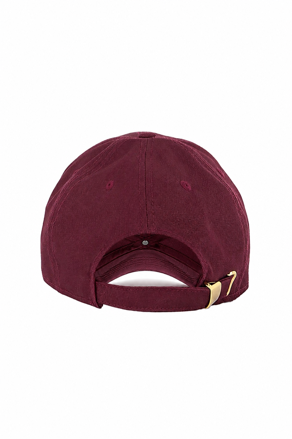 Baseball Hat With Metal Patch in Bordeaux Caps Boxeur des Rues