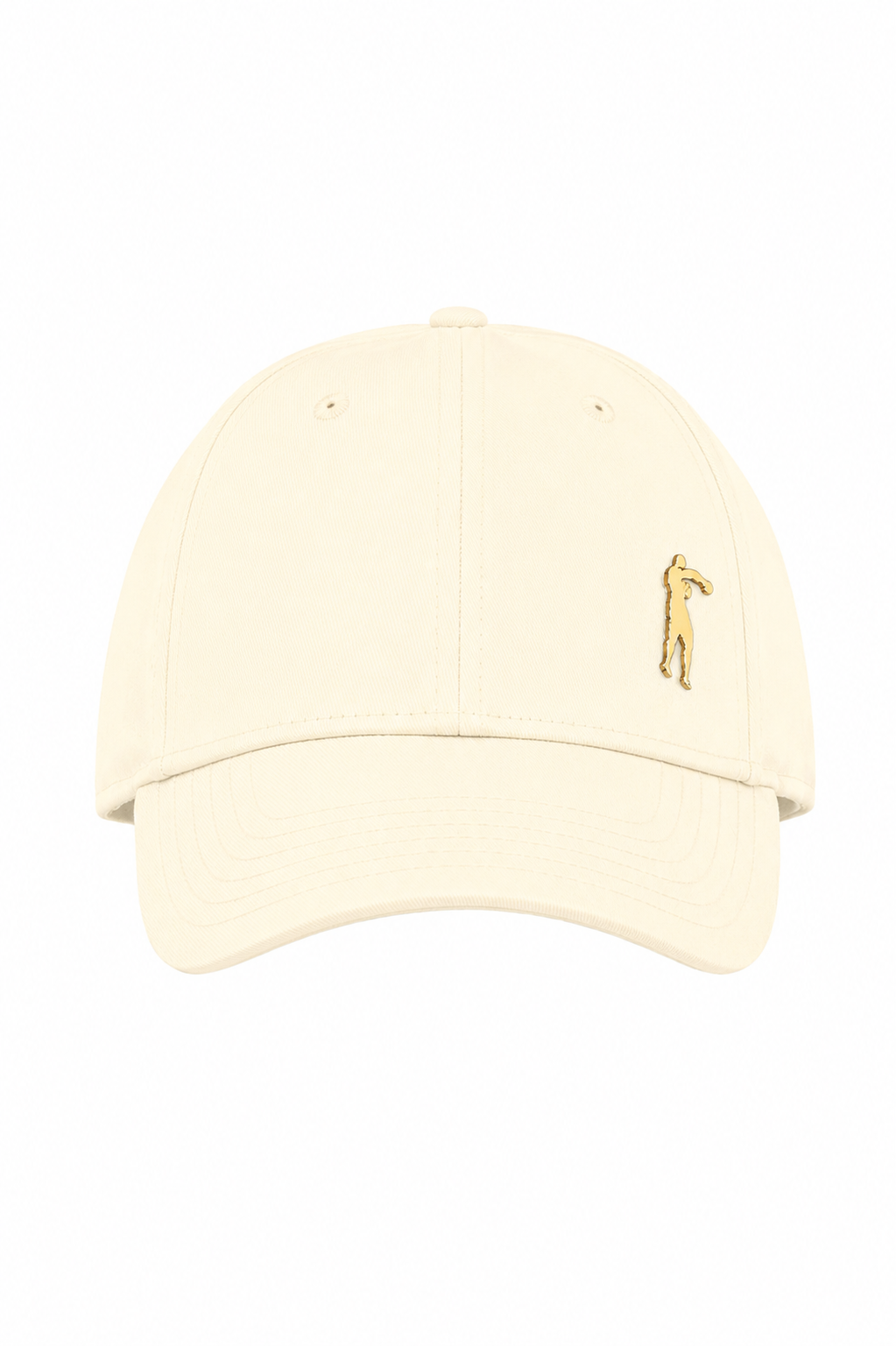Baseball Hat With Metal Patch in Butter Caps Boxeur des Rues