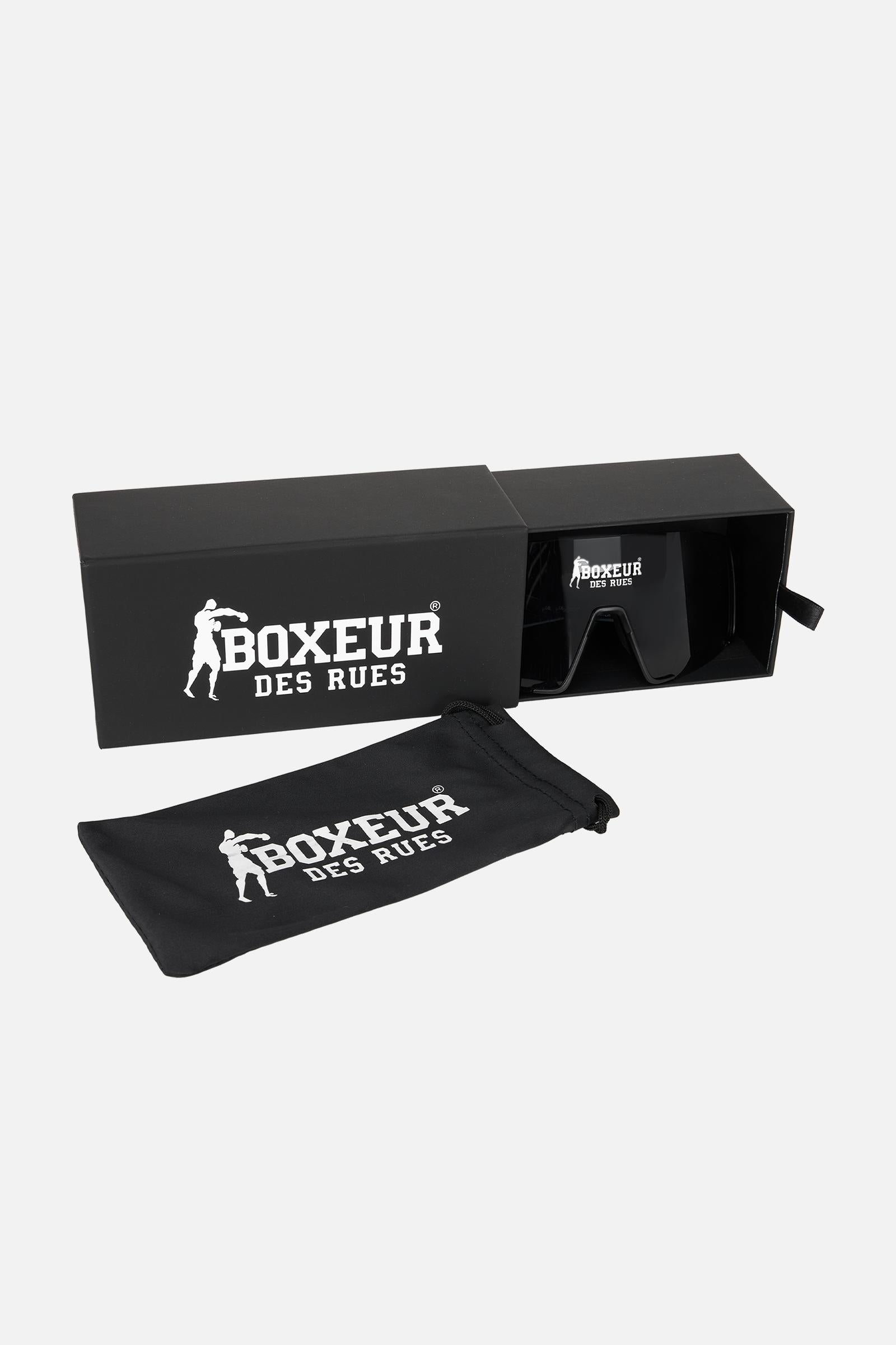Polycarbonate Sport Sunglasses in Black Sonnenbrillen Boxeur des Rues