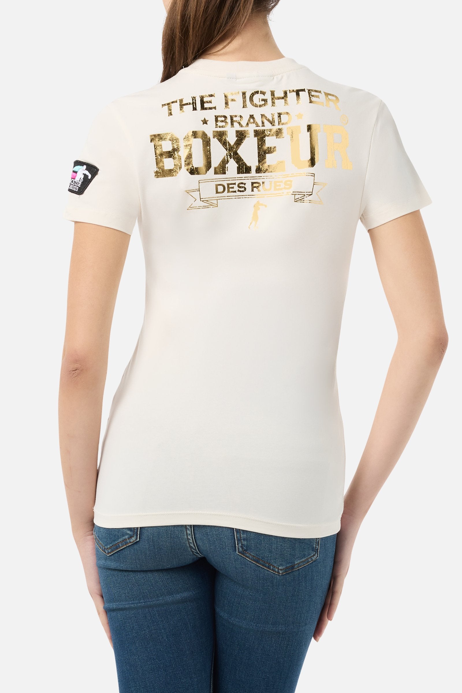 Iconic Logo T-Shirt in Butter
