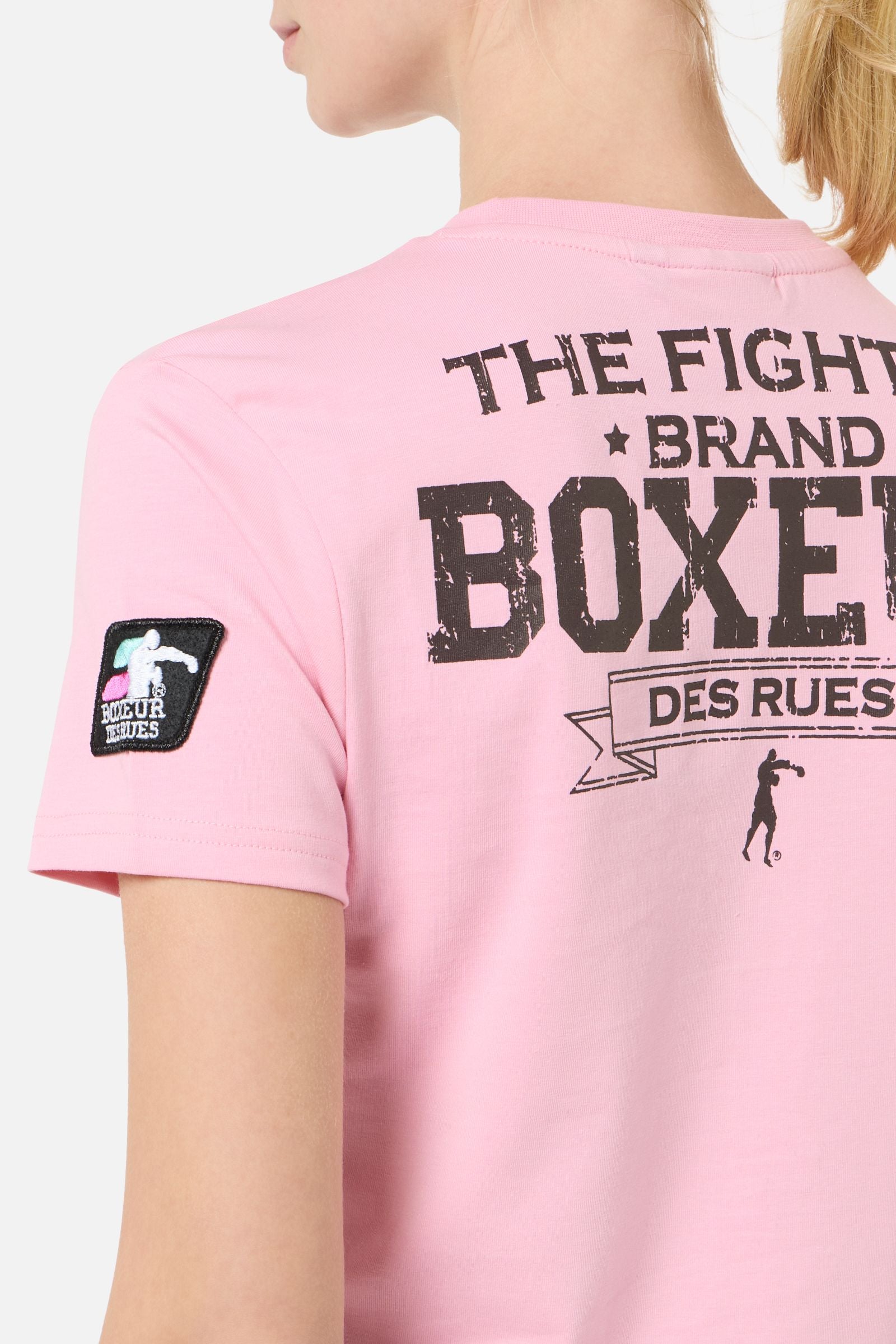 Iconic Logo T-Shirt in Candy Pink T-Shirts Boxeur des Rues