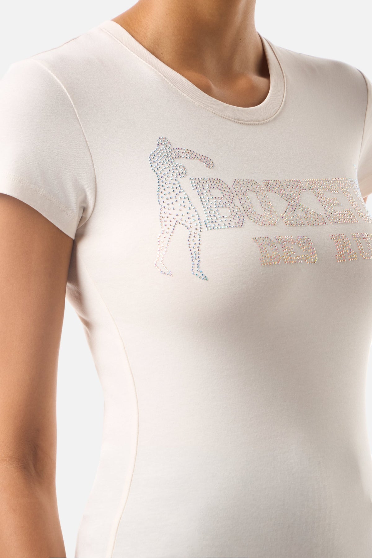 T-Shirt Iconic Logo in Warm Blank T-Shirts Boxeur des Rues