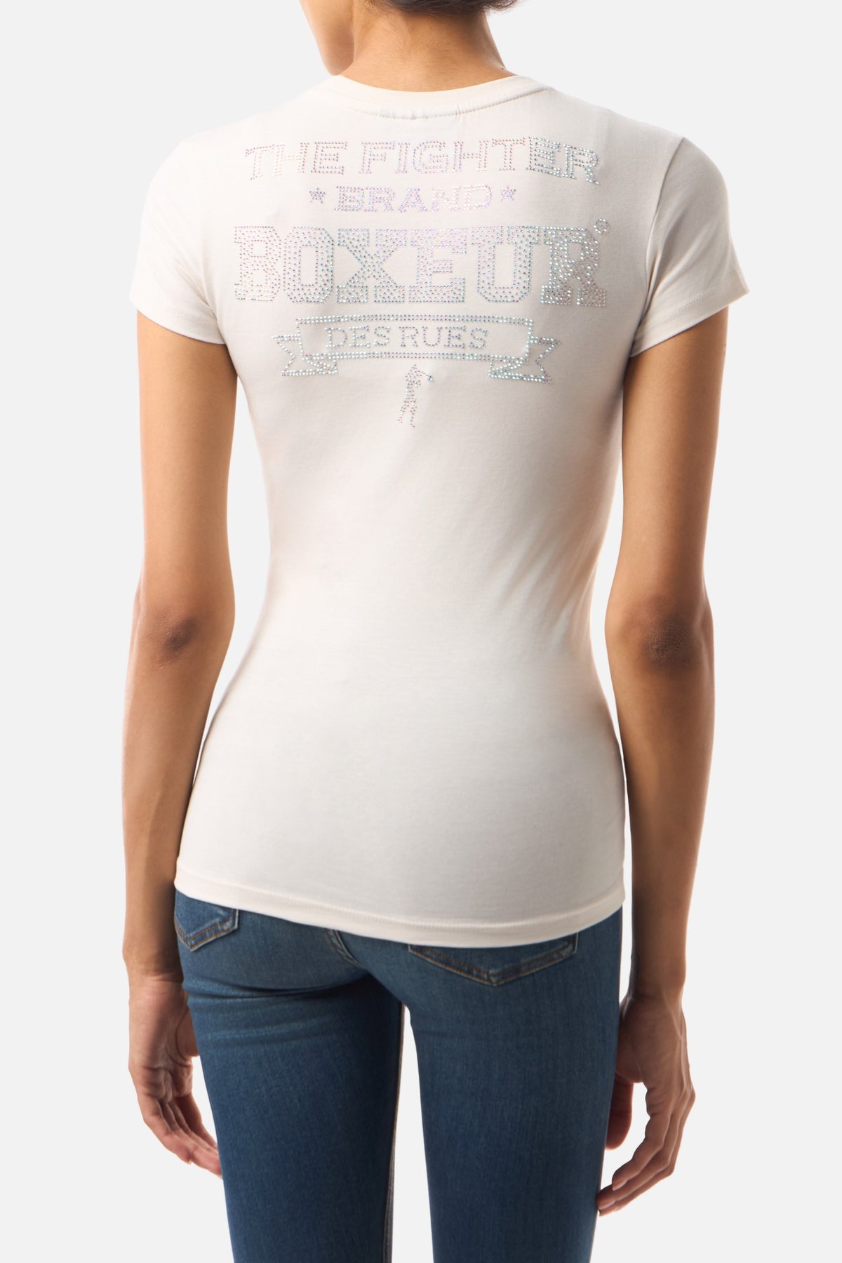 T-Shirt Iconic Logo in Warm Blank T-Shirts Boxeur des Rues