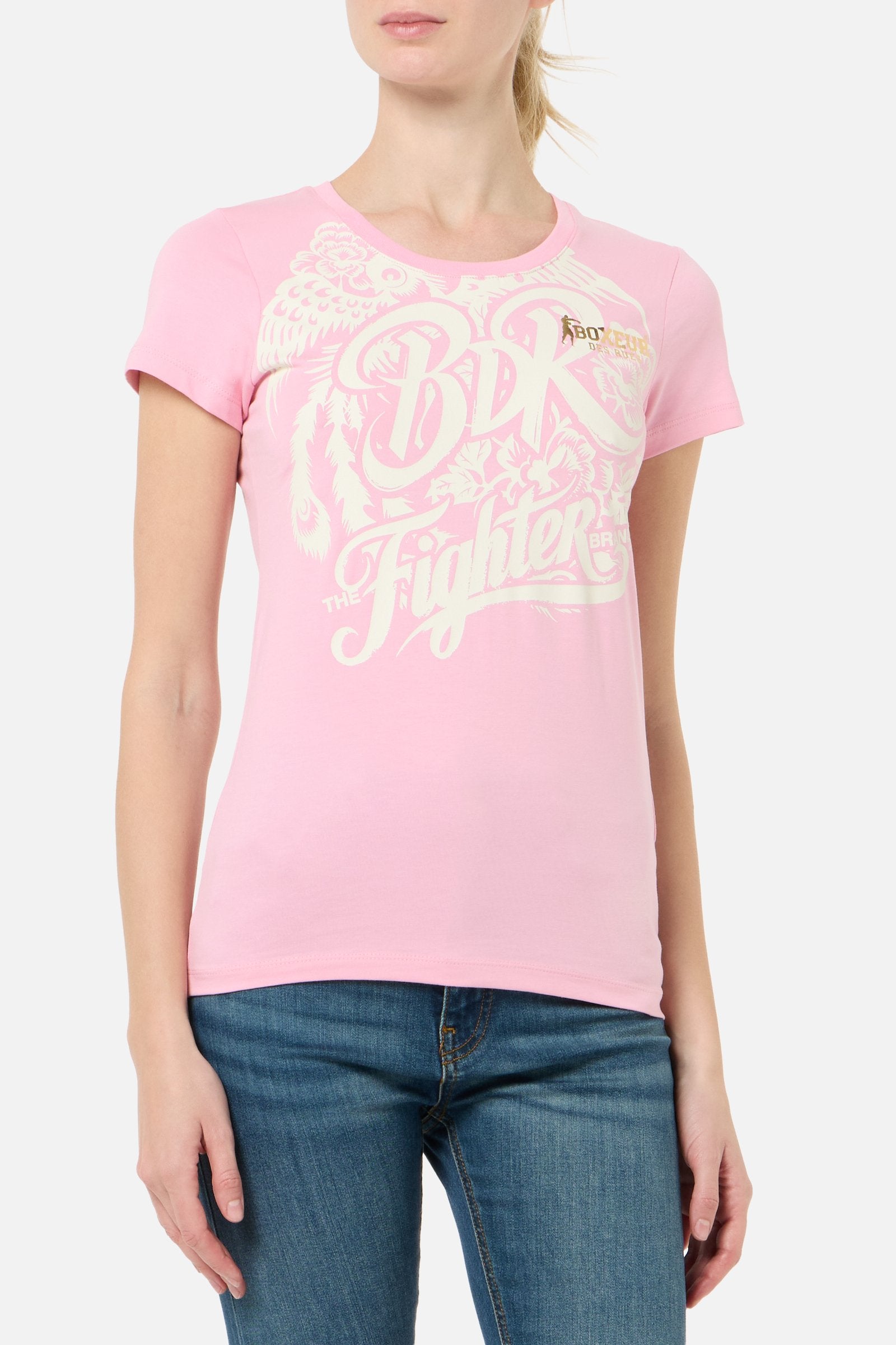 Graphic T-Shirt in Candy Pink T-Shirts Boxeur des Rues