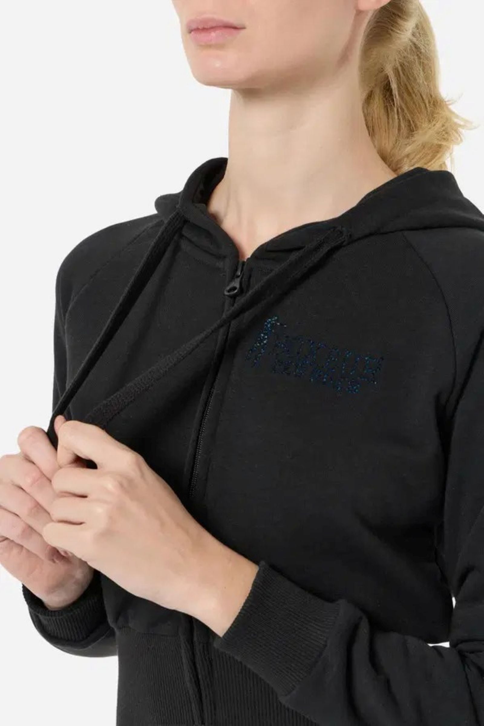Hoddie Full Zip Sweatshirt in Black Sweatjacken Boxeur des Rues