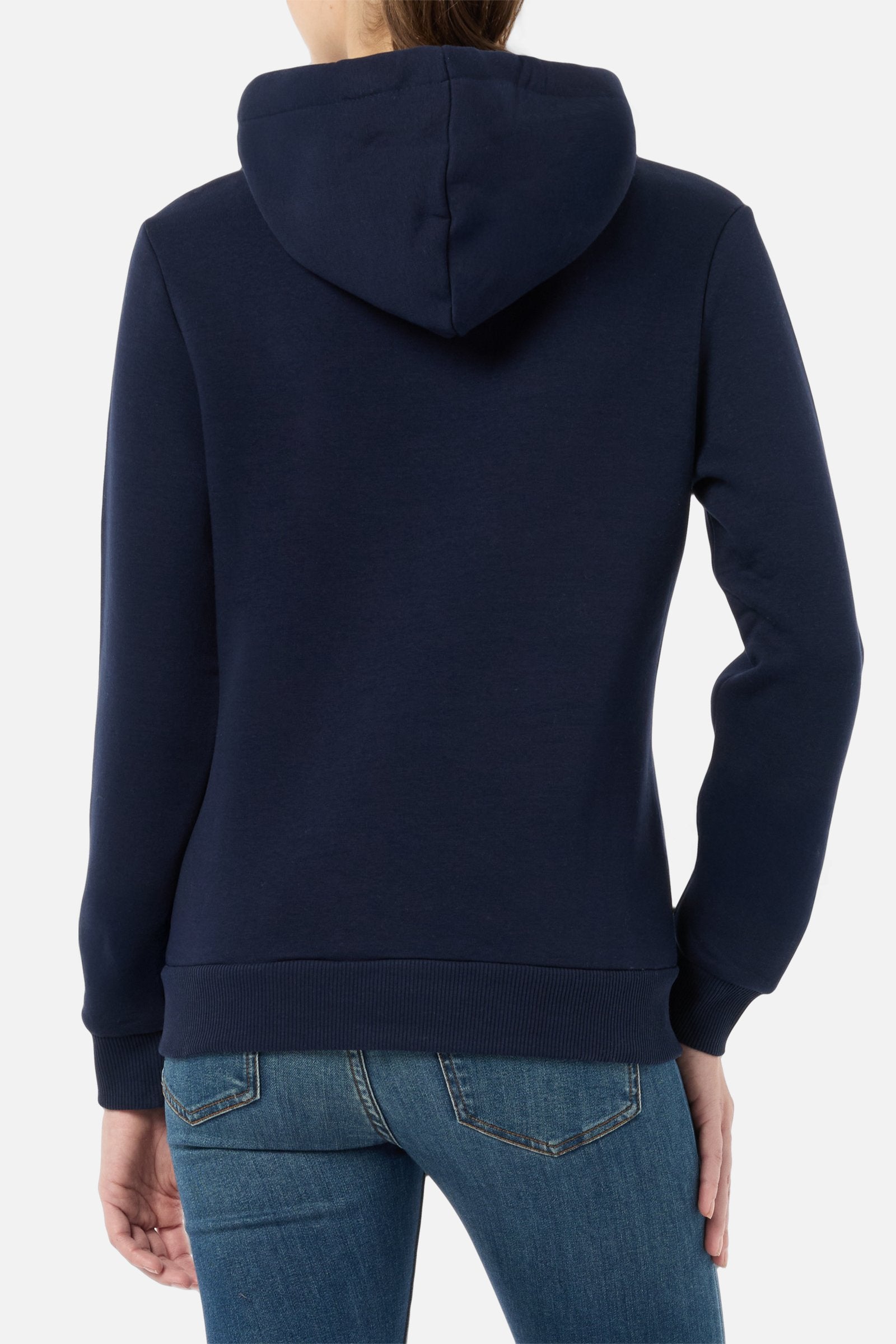 Lady Hooded Sweatshirt in Midnight
