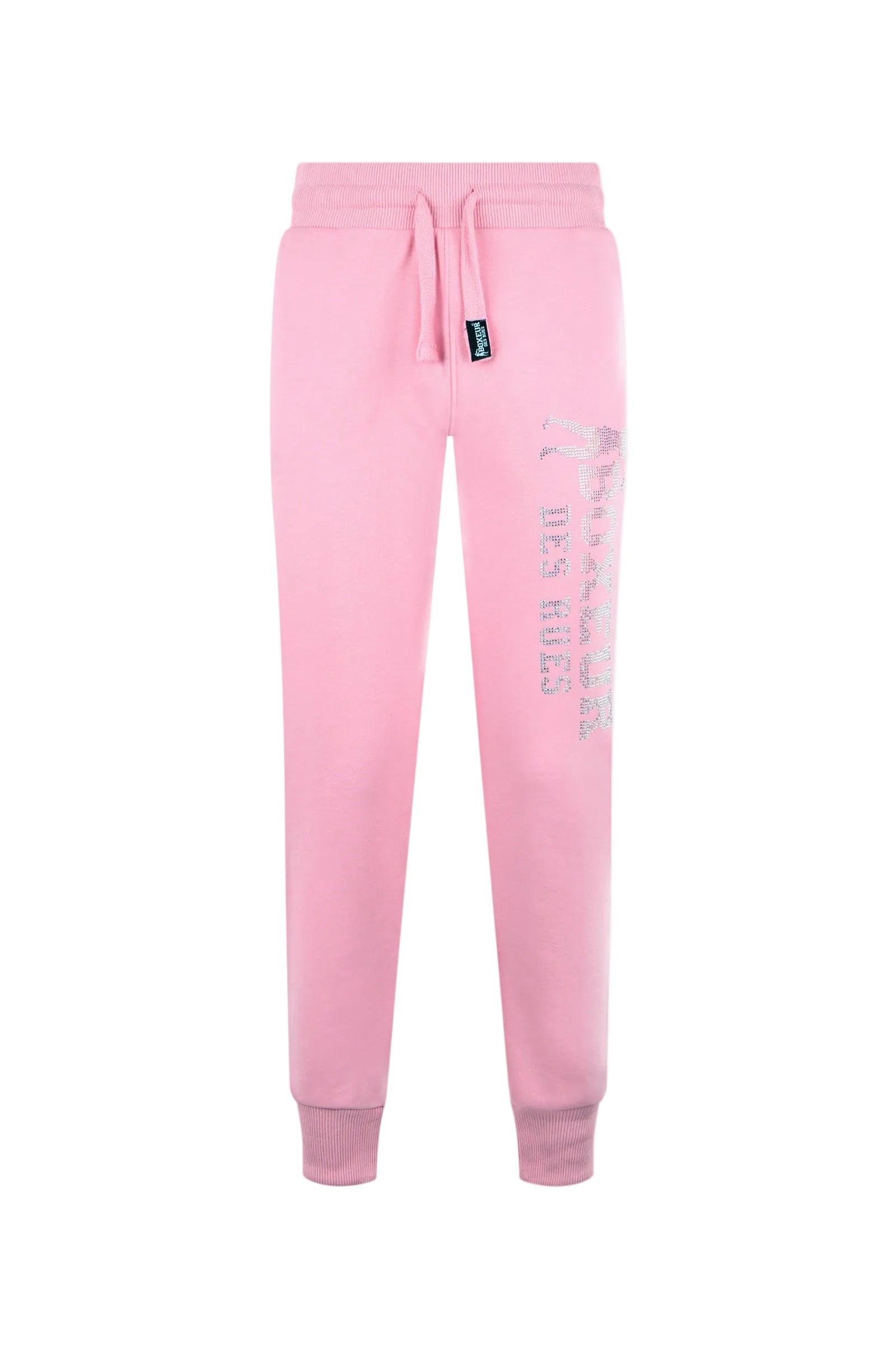 Rhinestone Regular Jogger in Candy Pink Hosen Boxeur des Rues