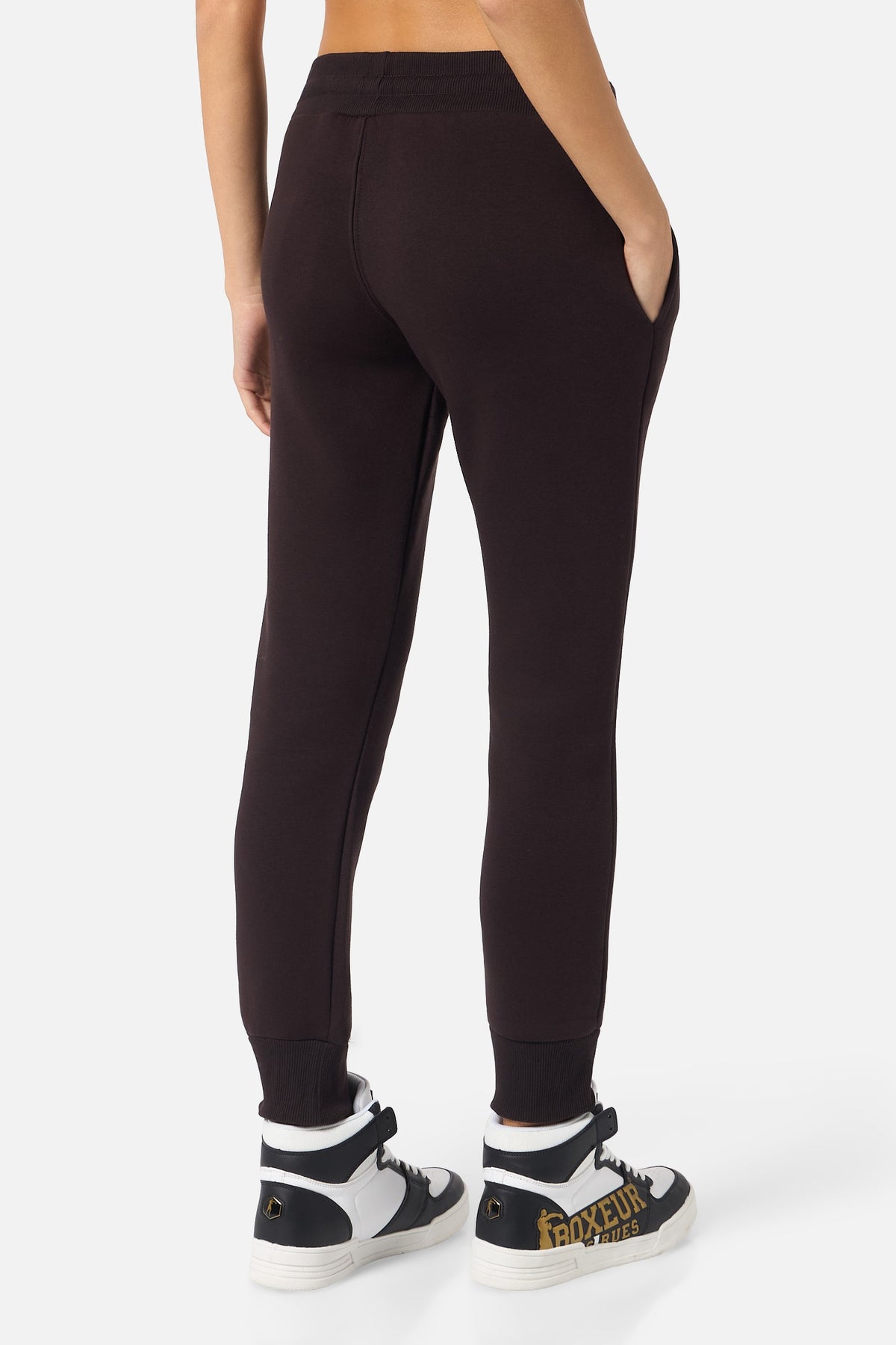 Jogginghose Rhinestone Regular in Chocolate Fondant Hosen Boxeur des Rues