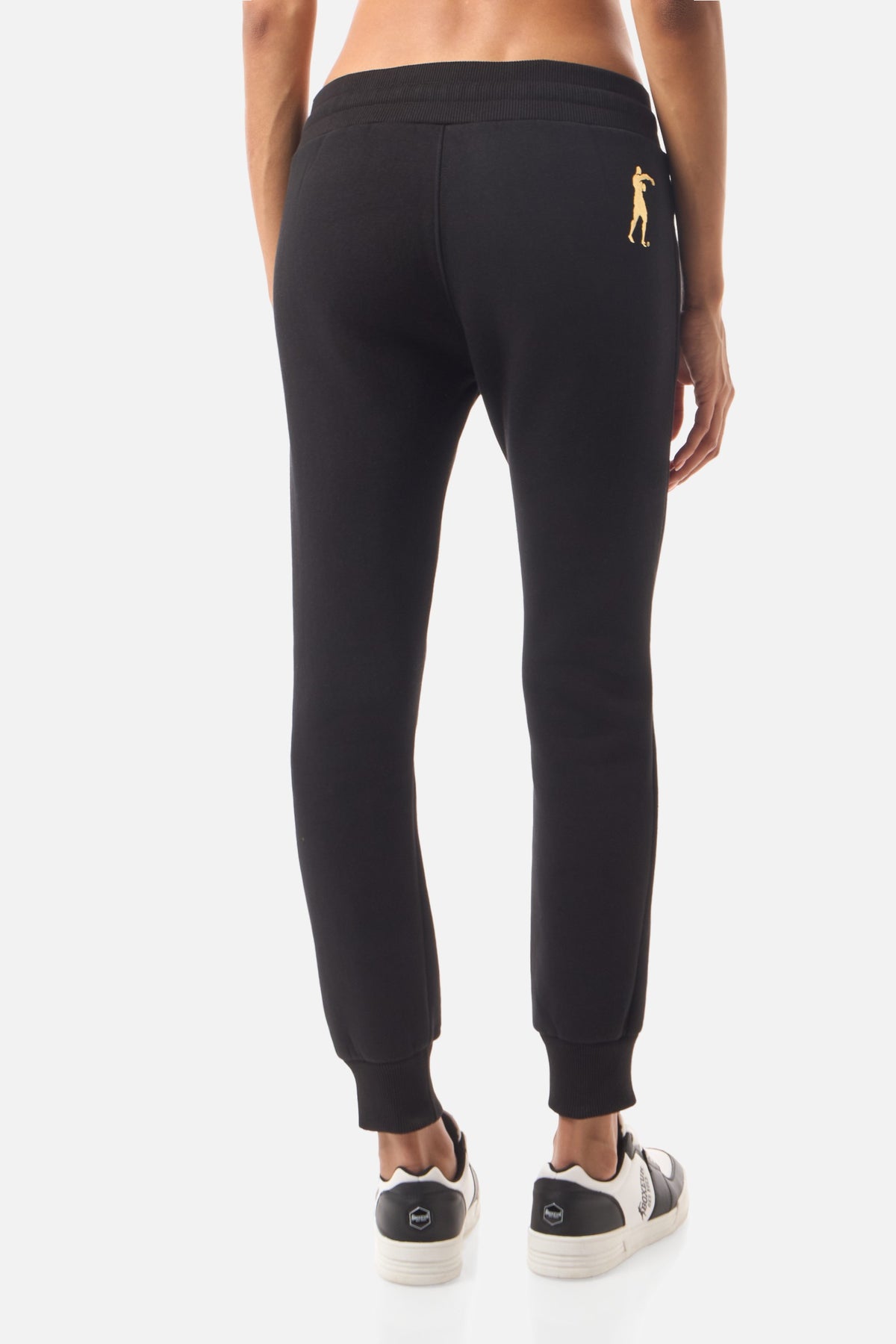 Jogginghose Basic Long Logo in Black-Gold Hosen Boxeur des Rues