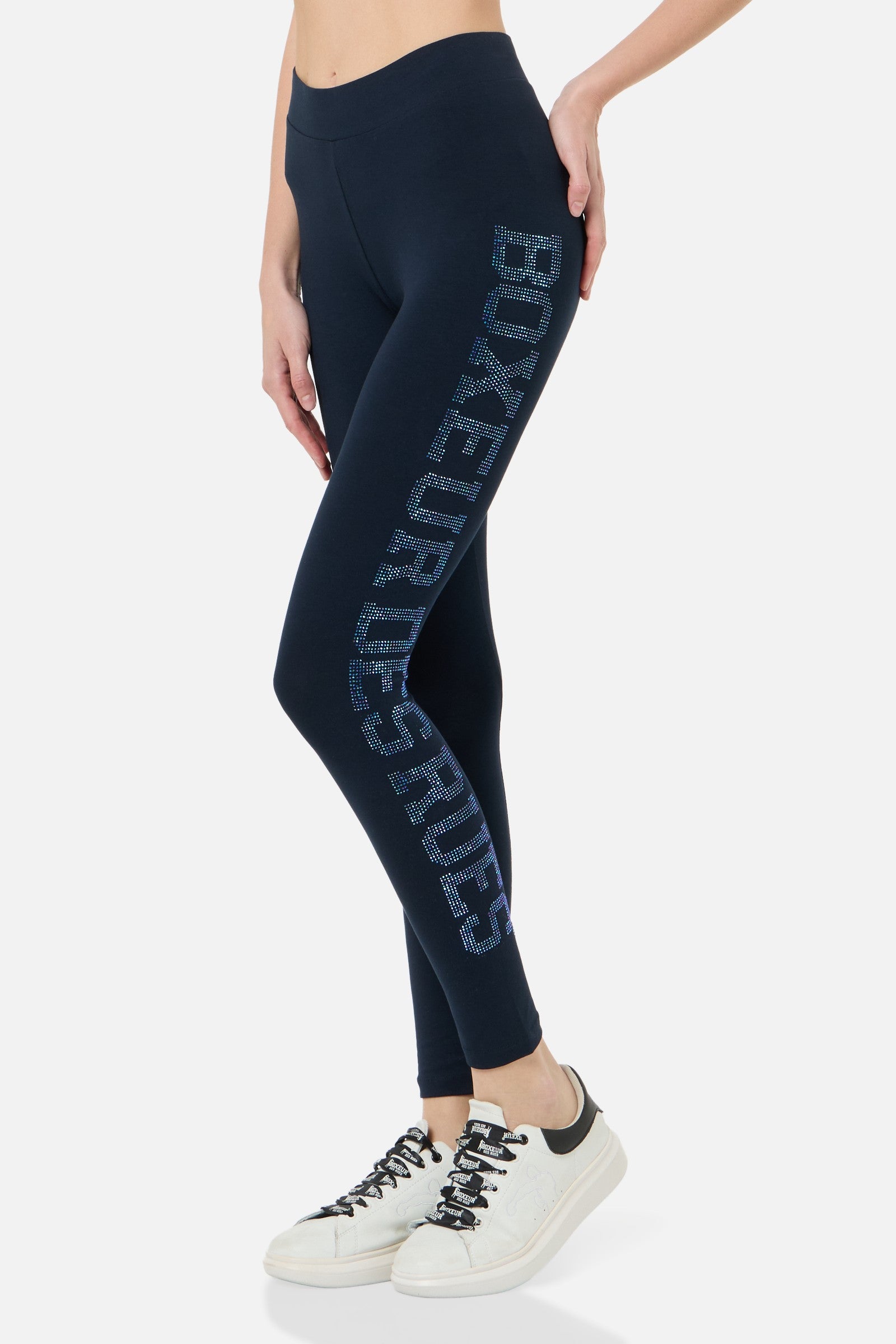 Cotton Leggings in Midnight Hosen Boxeur des Rues