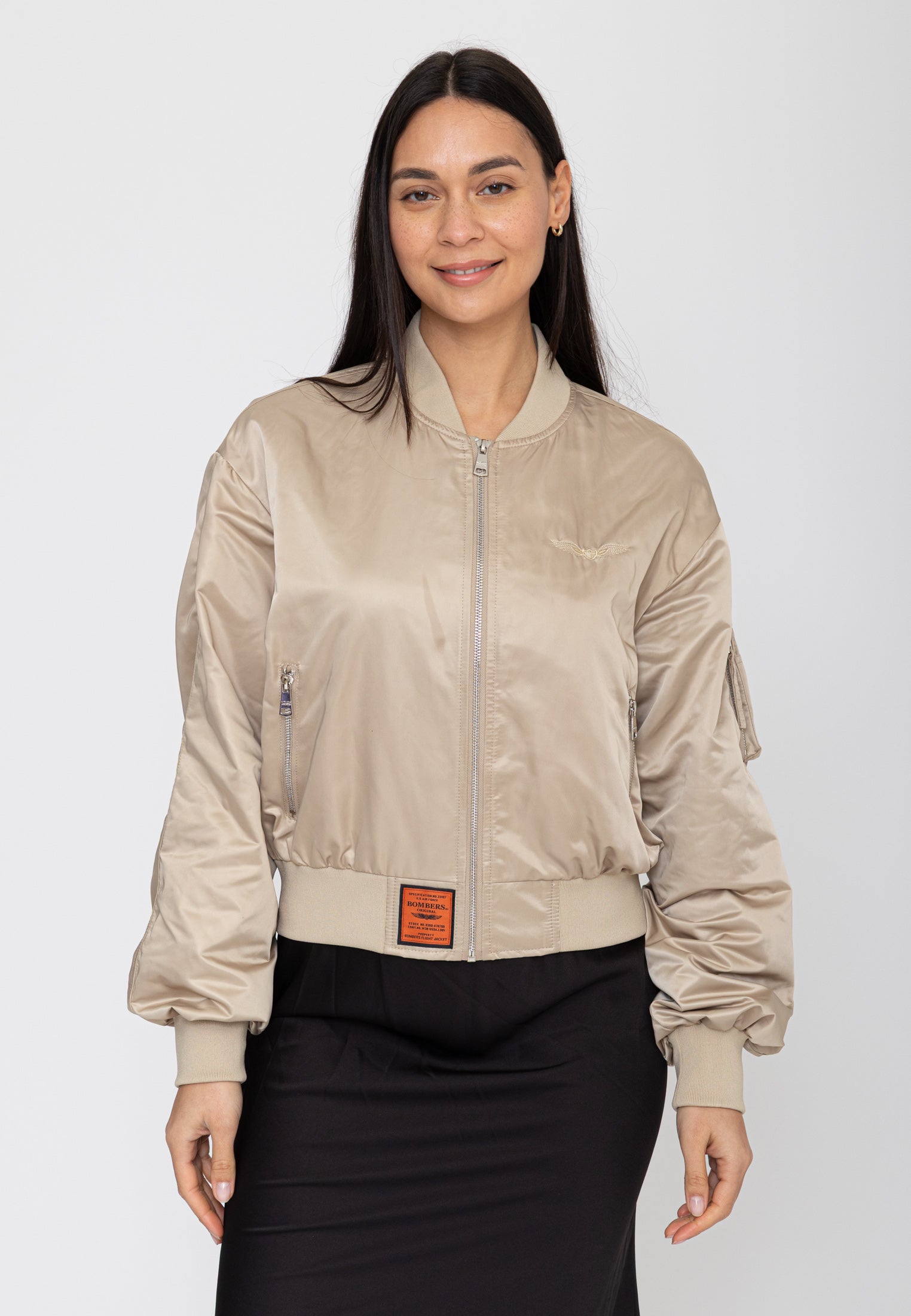 Coldwell-W Bomberjacke in Beige Jacken Bombers Original