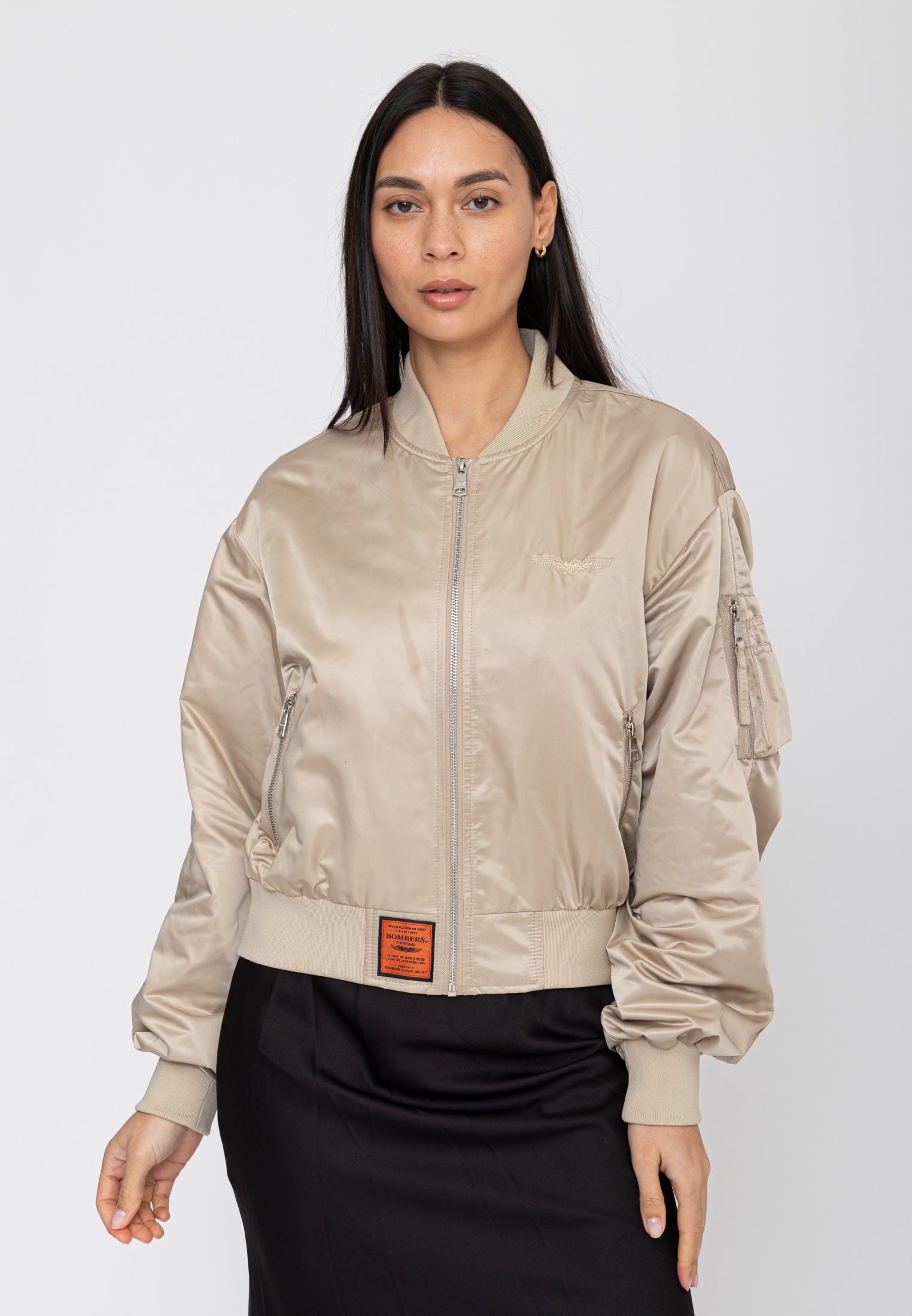 Coldwell-W Bomberjacke in Beige Jacken Bombers Original